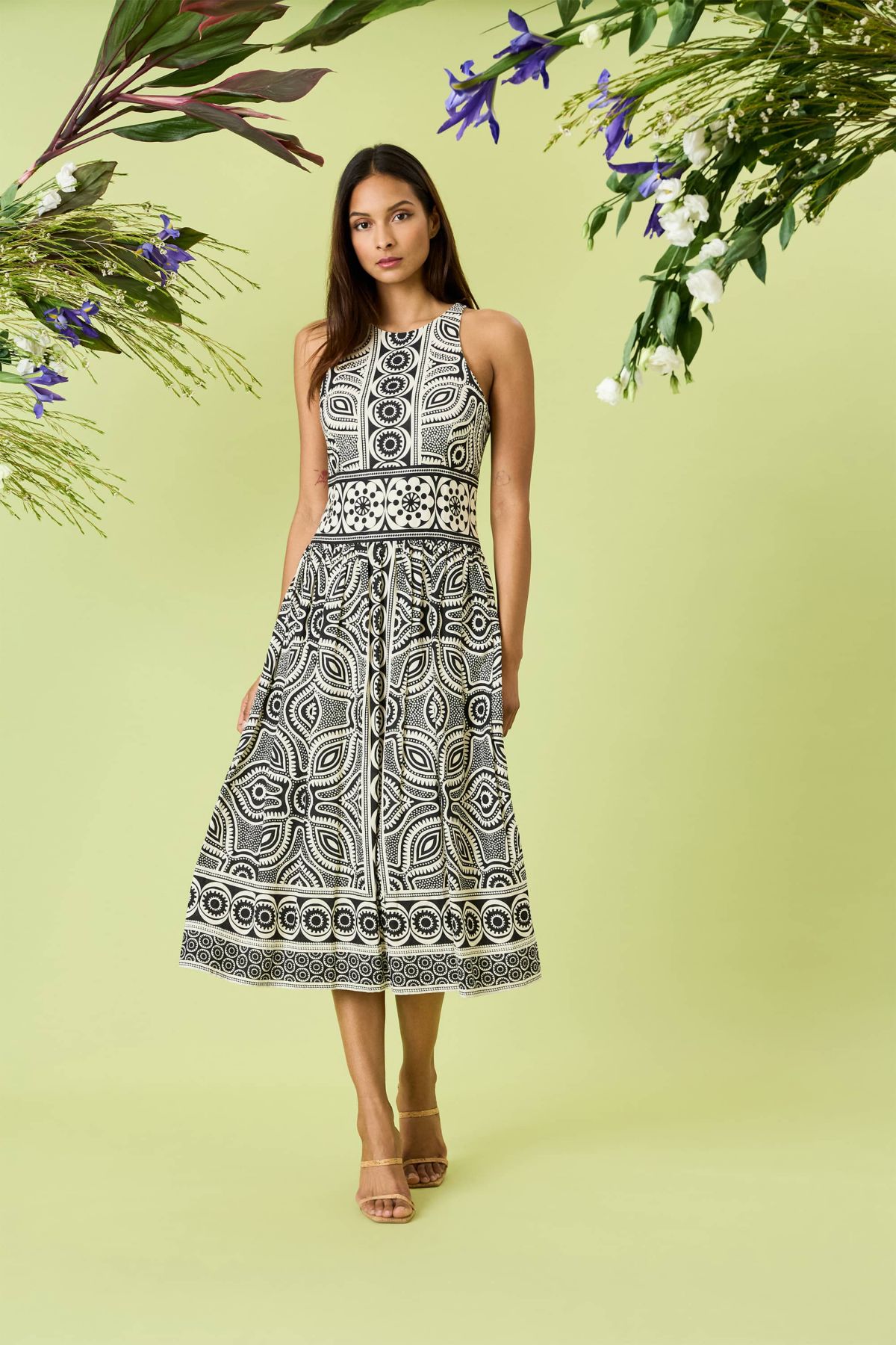 Maxi Dress with Wide Waistband