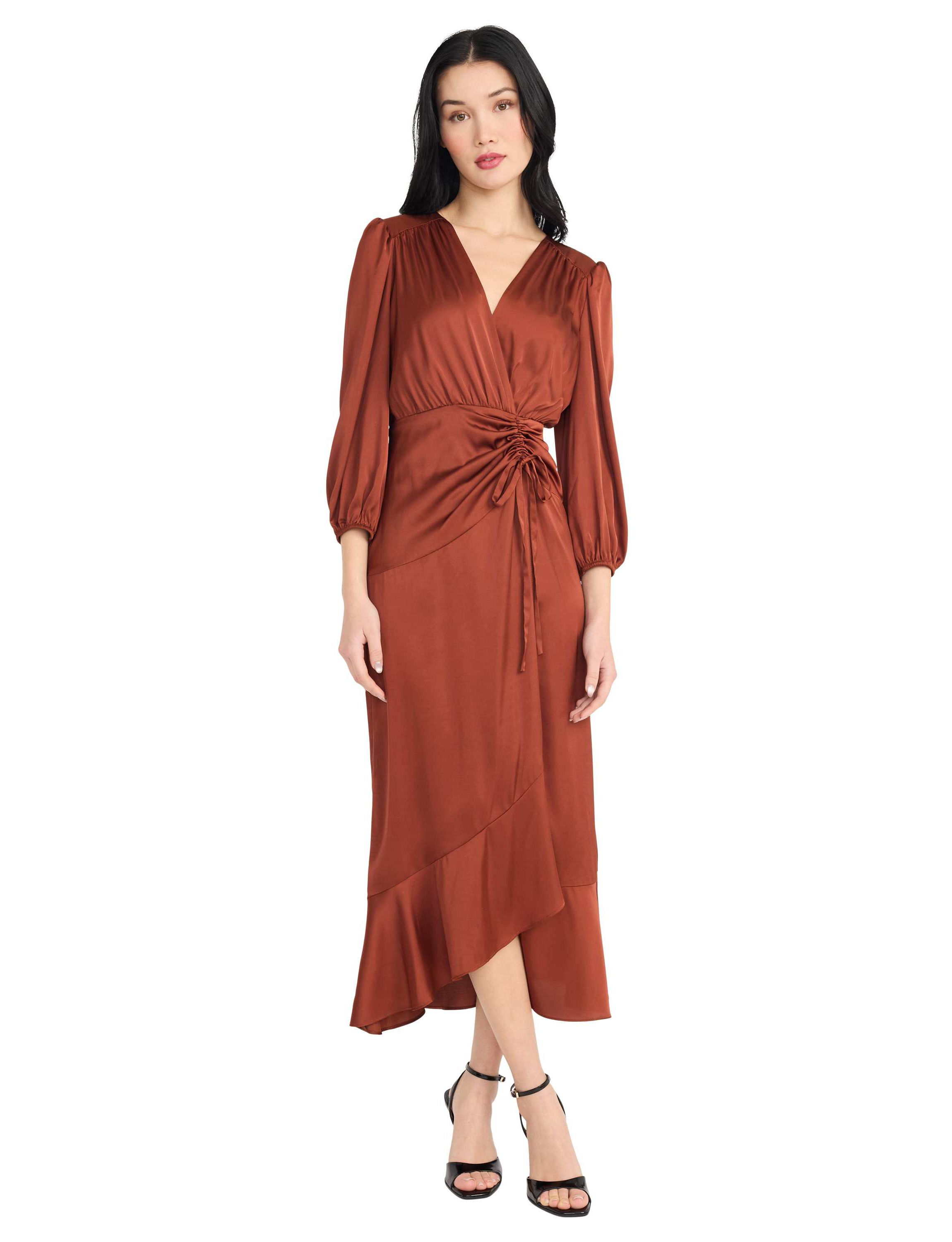LONG SLEEVE HIGH LOW DRESS