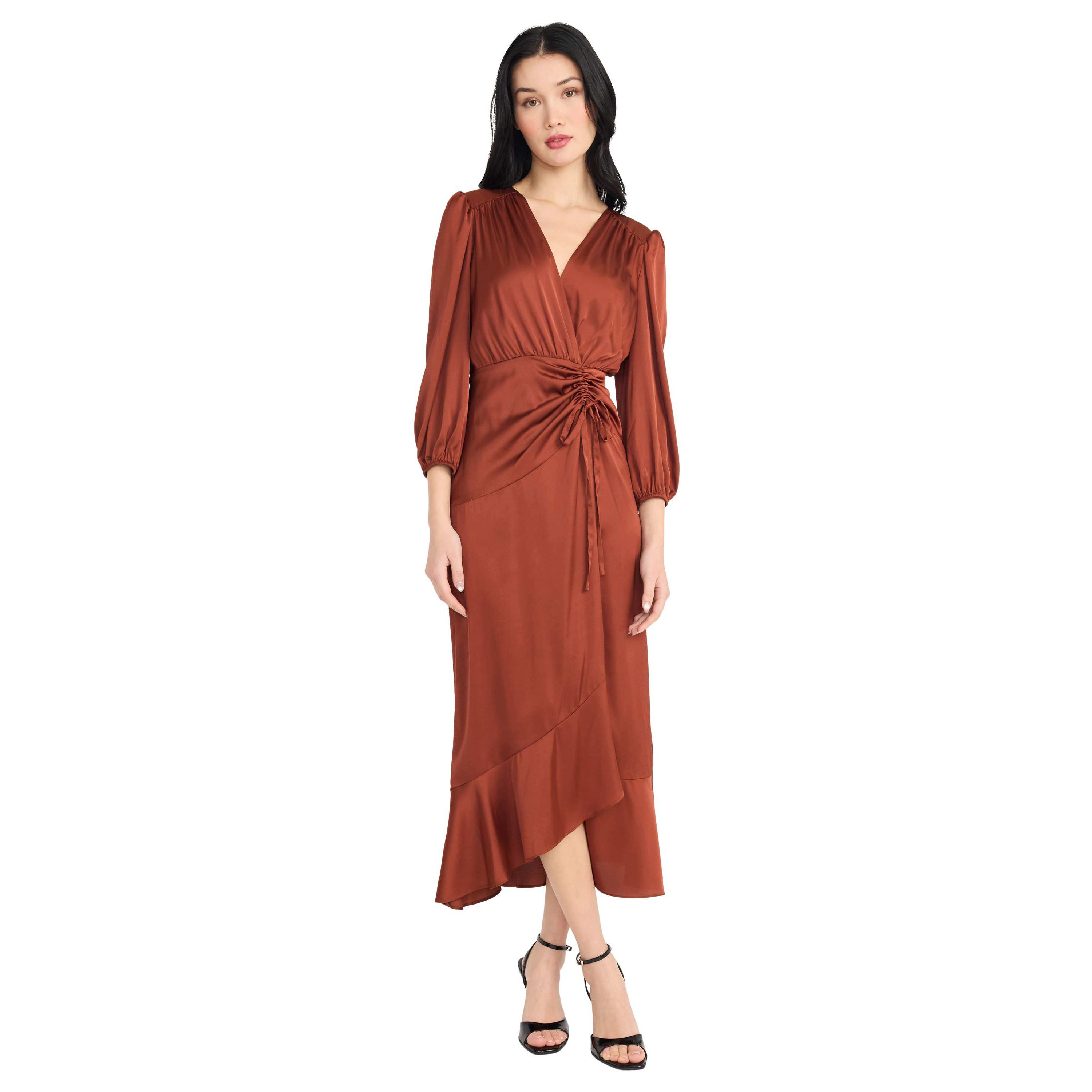 LONG SLEEVE HIGH LOW DRESS