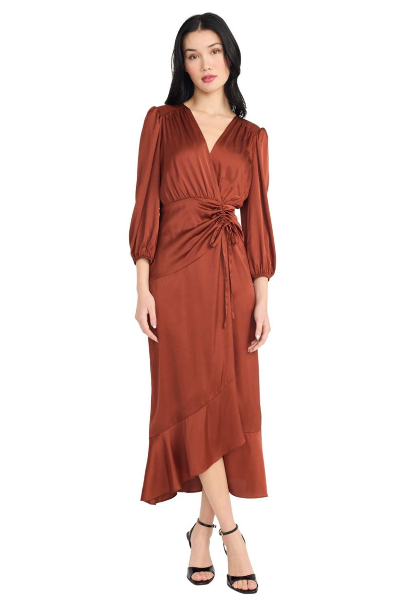 LONG SLEEVE HIGH LOW DRESS
