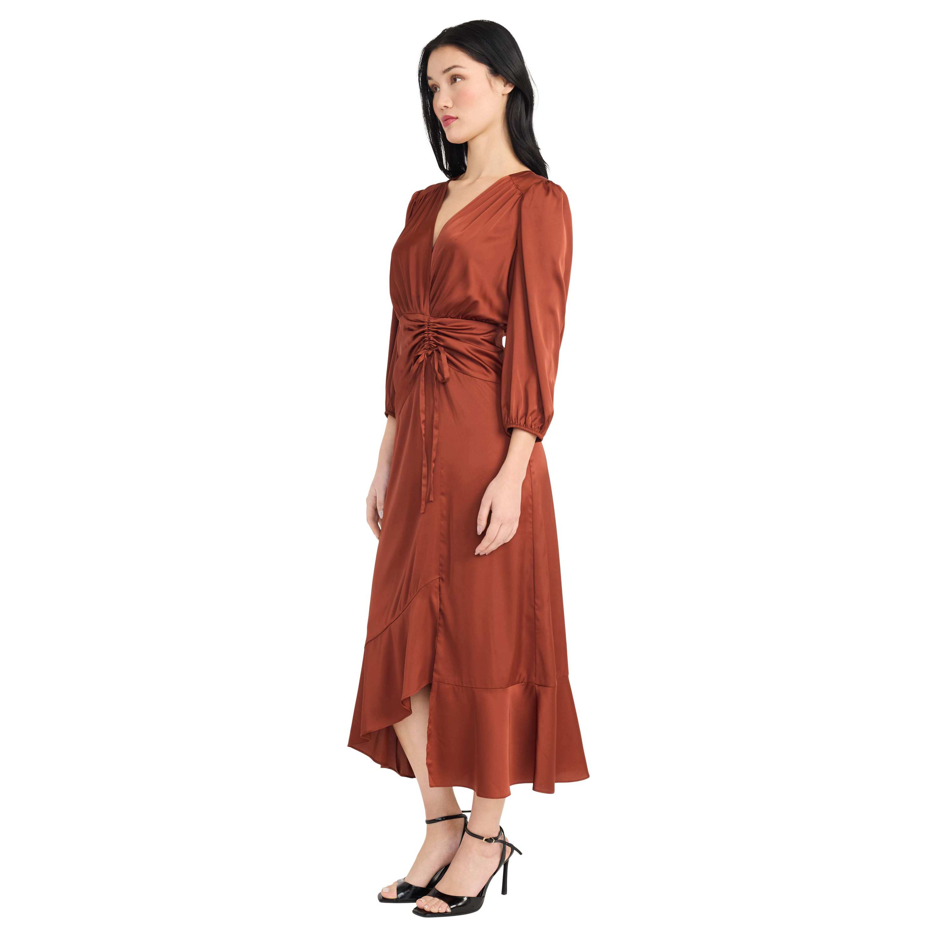 LONG SLEEVE HIGH LOW DRESS