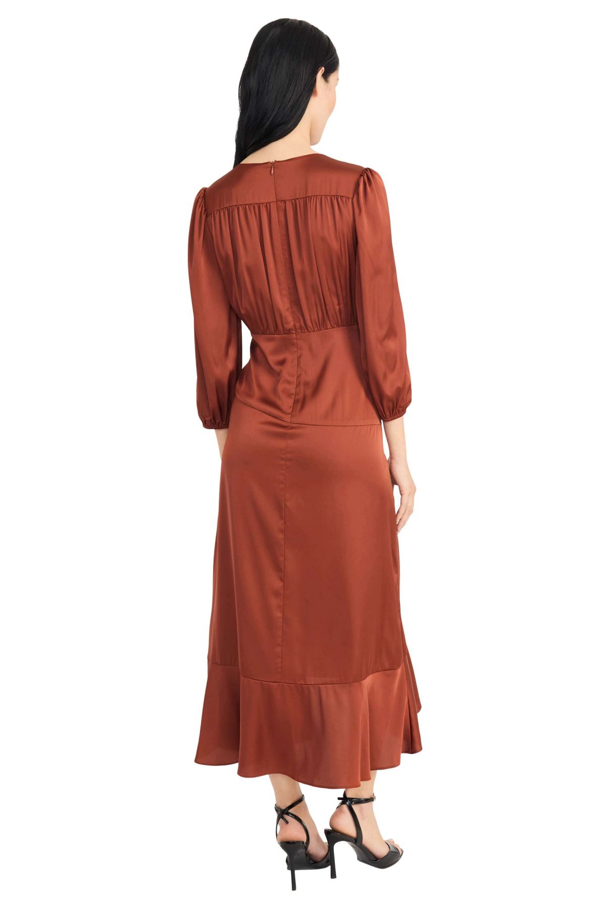 LONG SLEEVE HIGH LOW DRESS