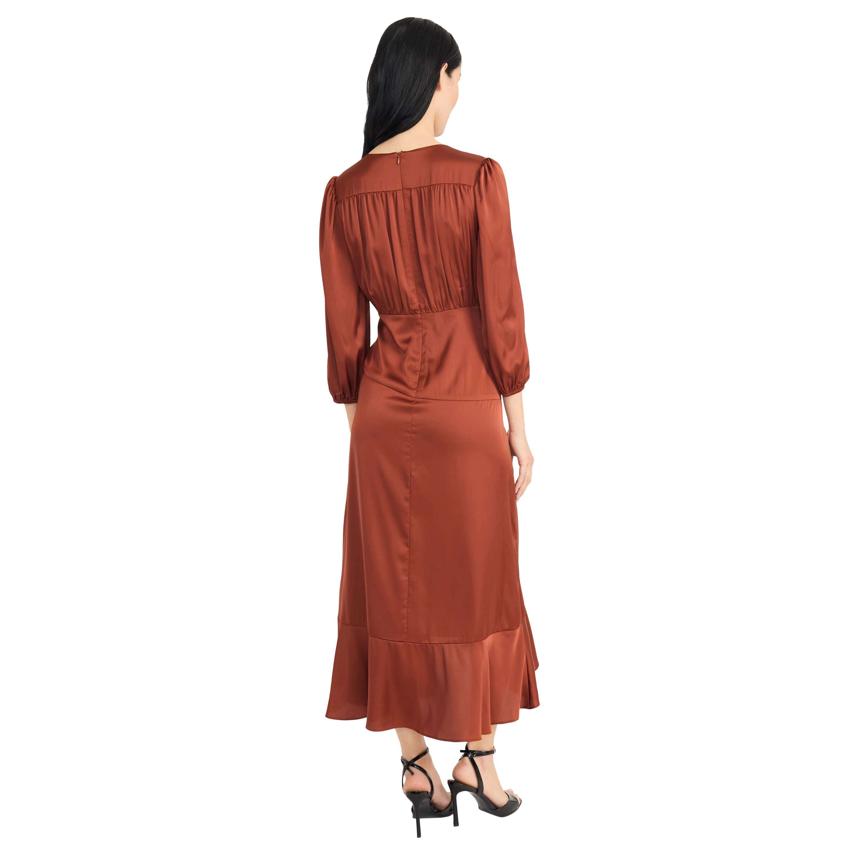 LONG SLEEVE HIGH LOW DRESS