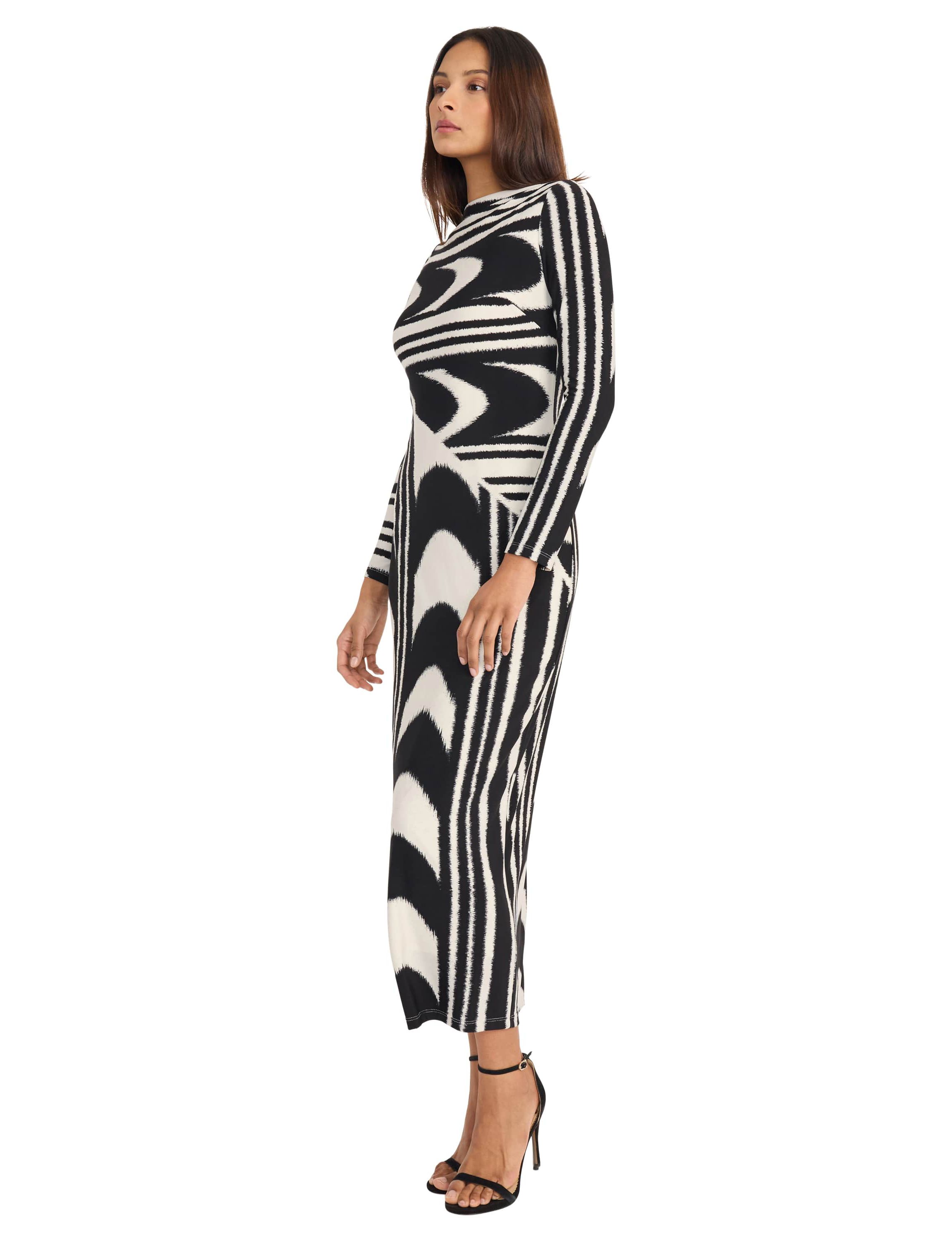 GEO PRINTED MAXI DRESS