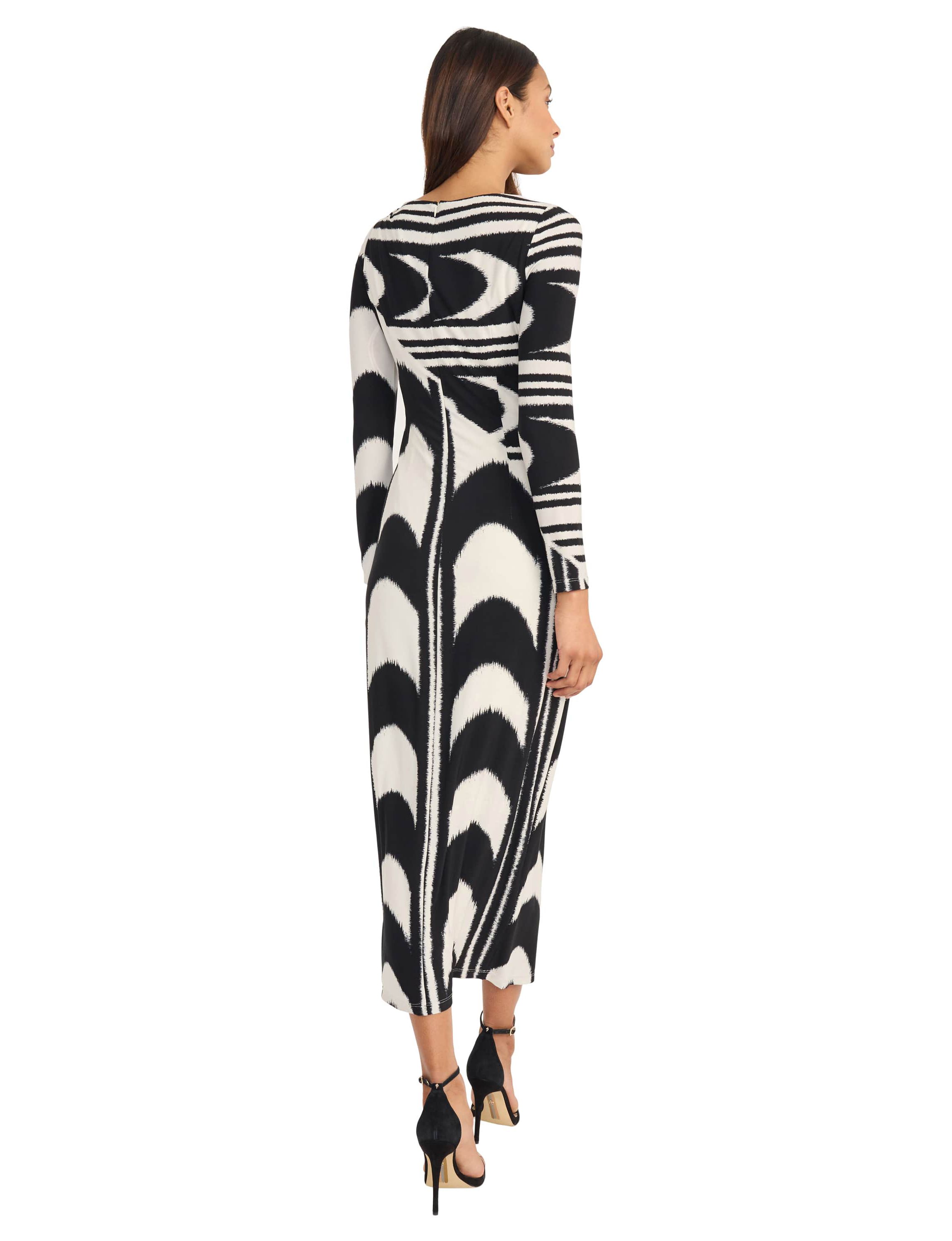GEO PRINTED MAXI DRESS