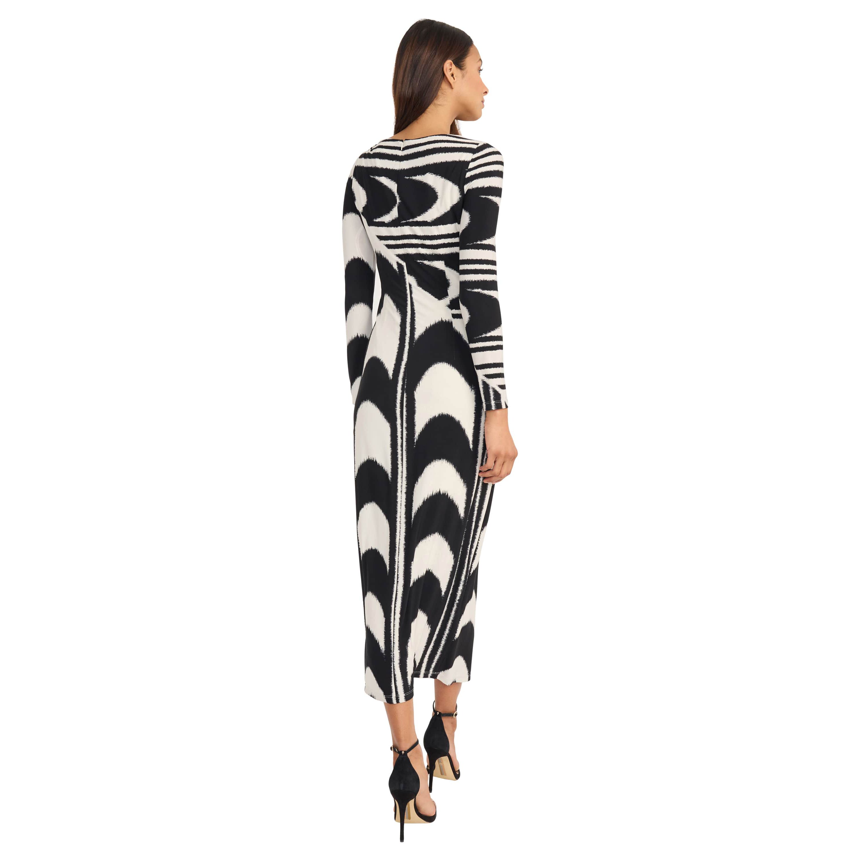 GEO PRINTED MAXI DRESS