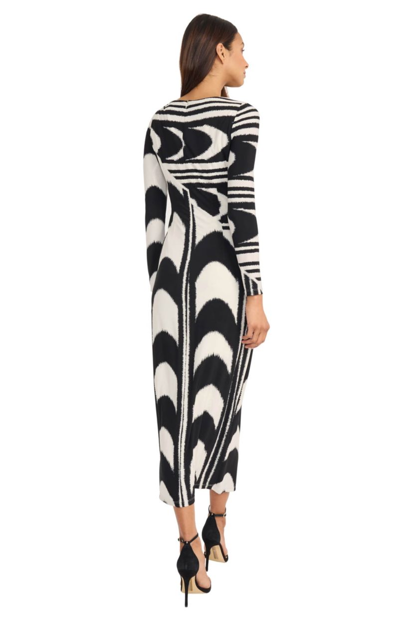 GEO PRINTED MAXI DRESS