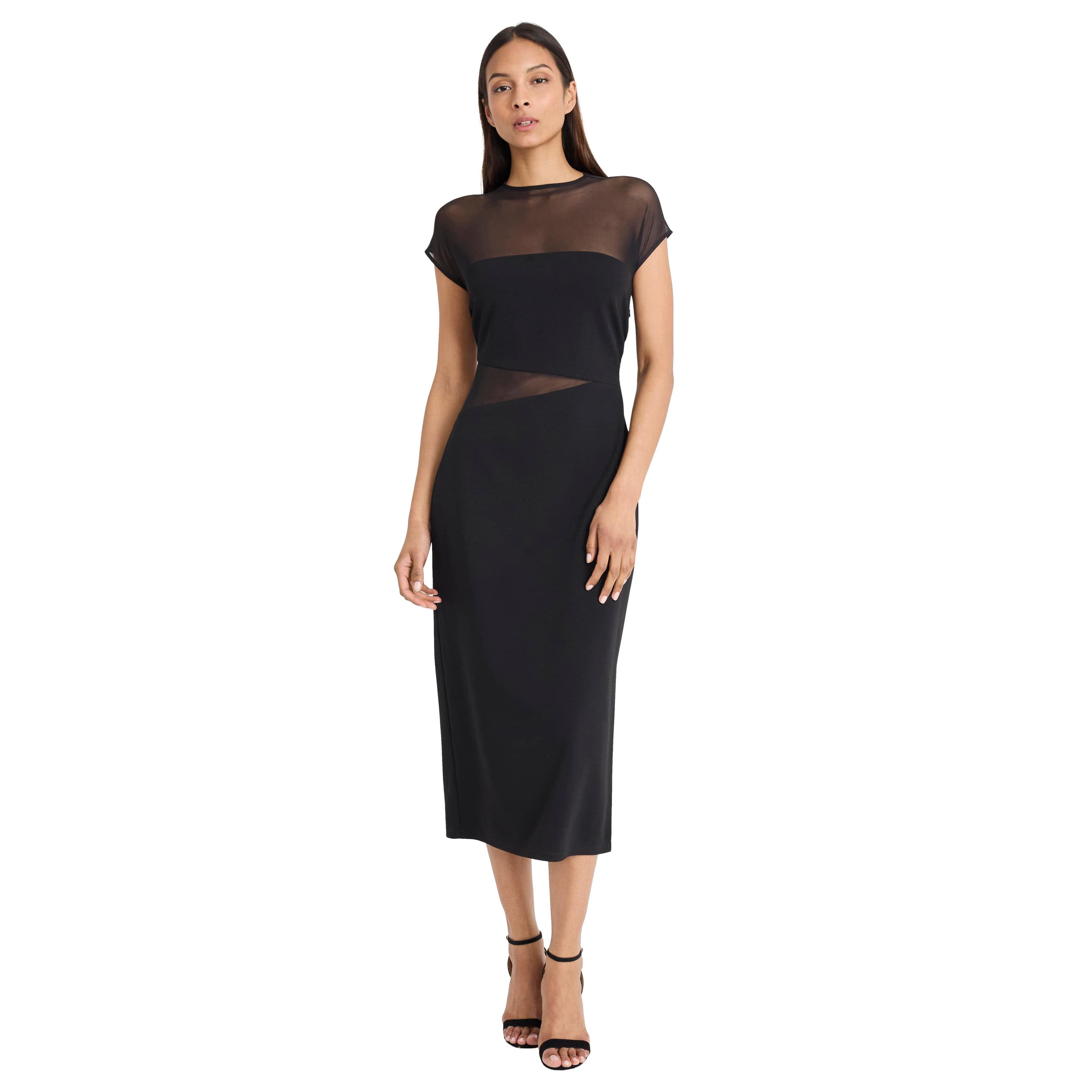 ILLUSION MIDI DRESS