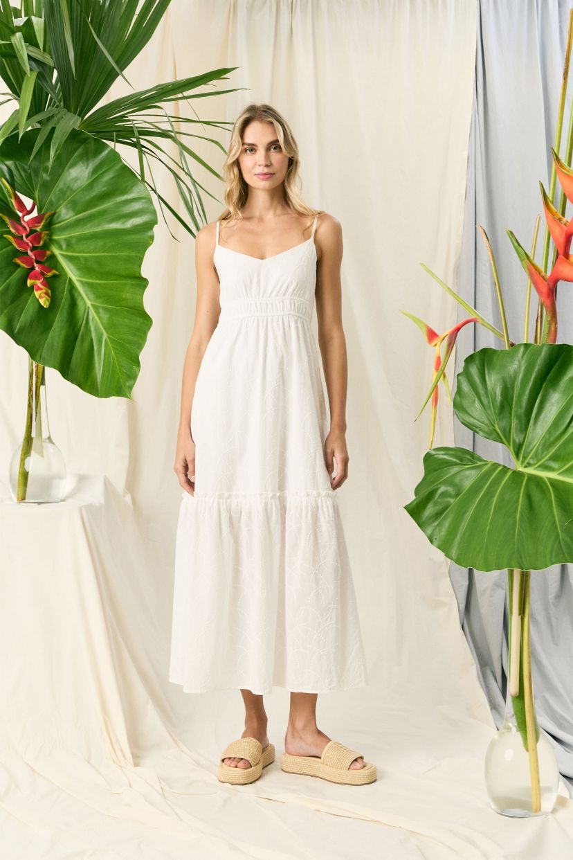 Tank Dress with Smocked Waist