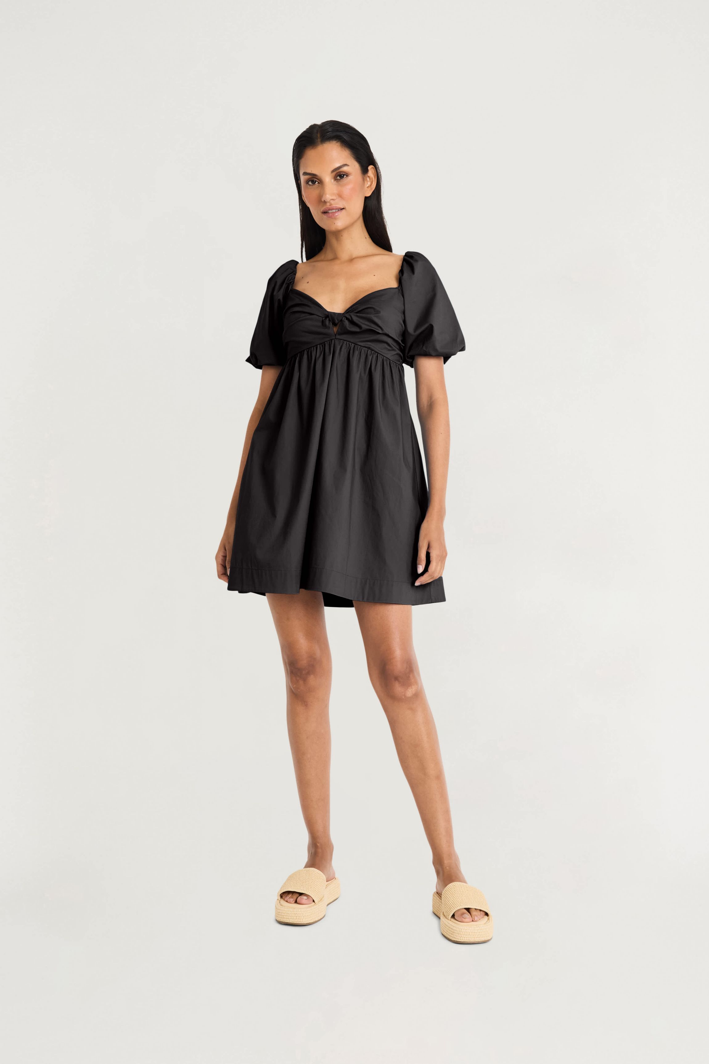 Mini Dress with Bubble Sleeve