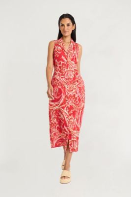 Good Journey Women's Button Down Sleeveless Maxi Dress