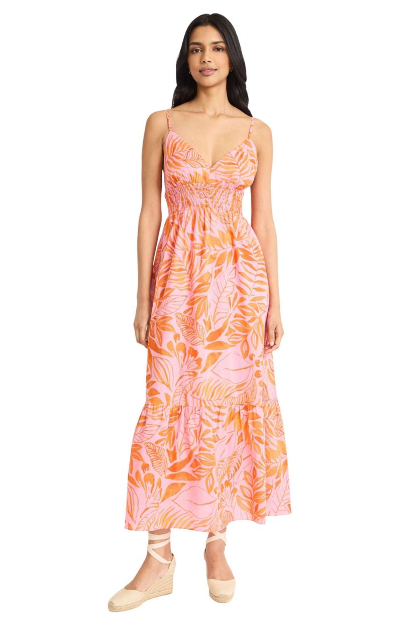 FLORAL PRINTED MAXI DRESS