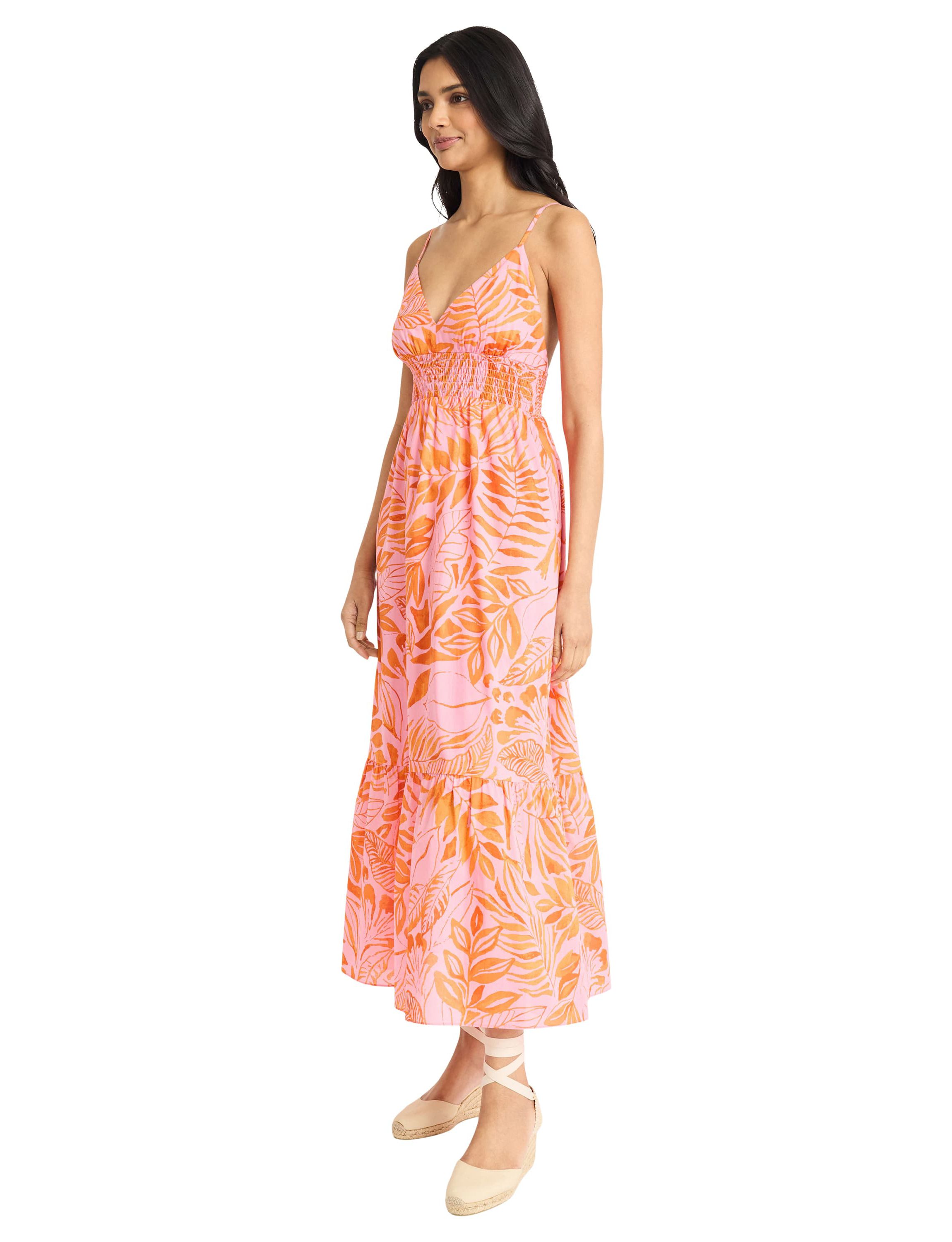 FLORAL PRINTED MAXI DRESS