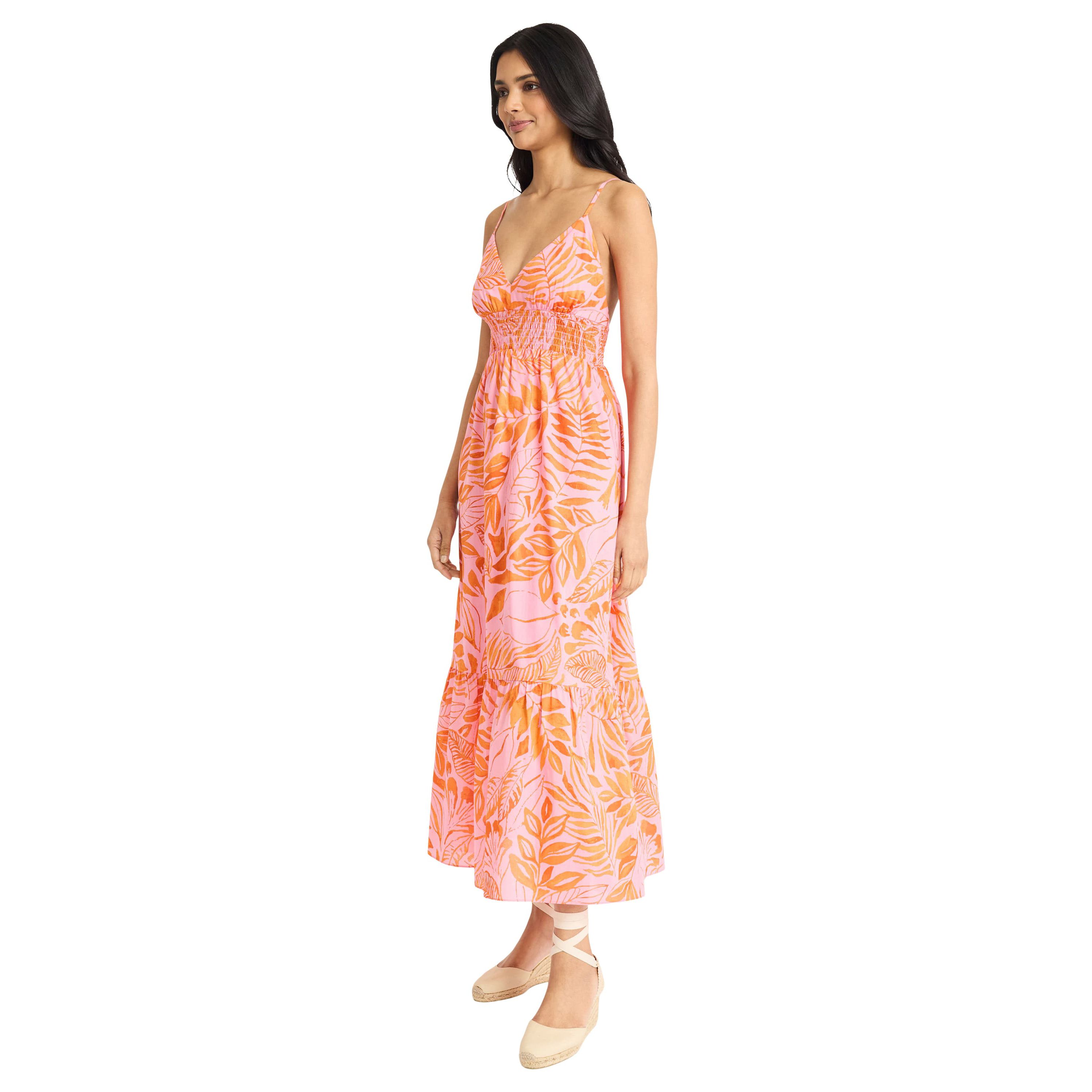 FLORAL PRINTED MAXI DRESS