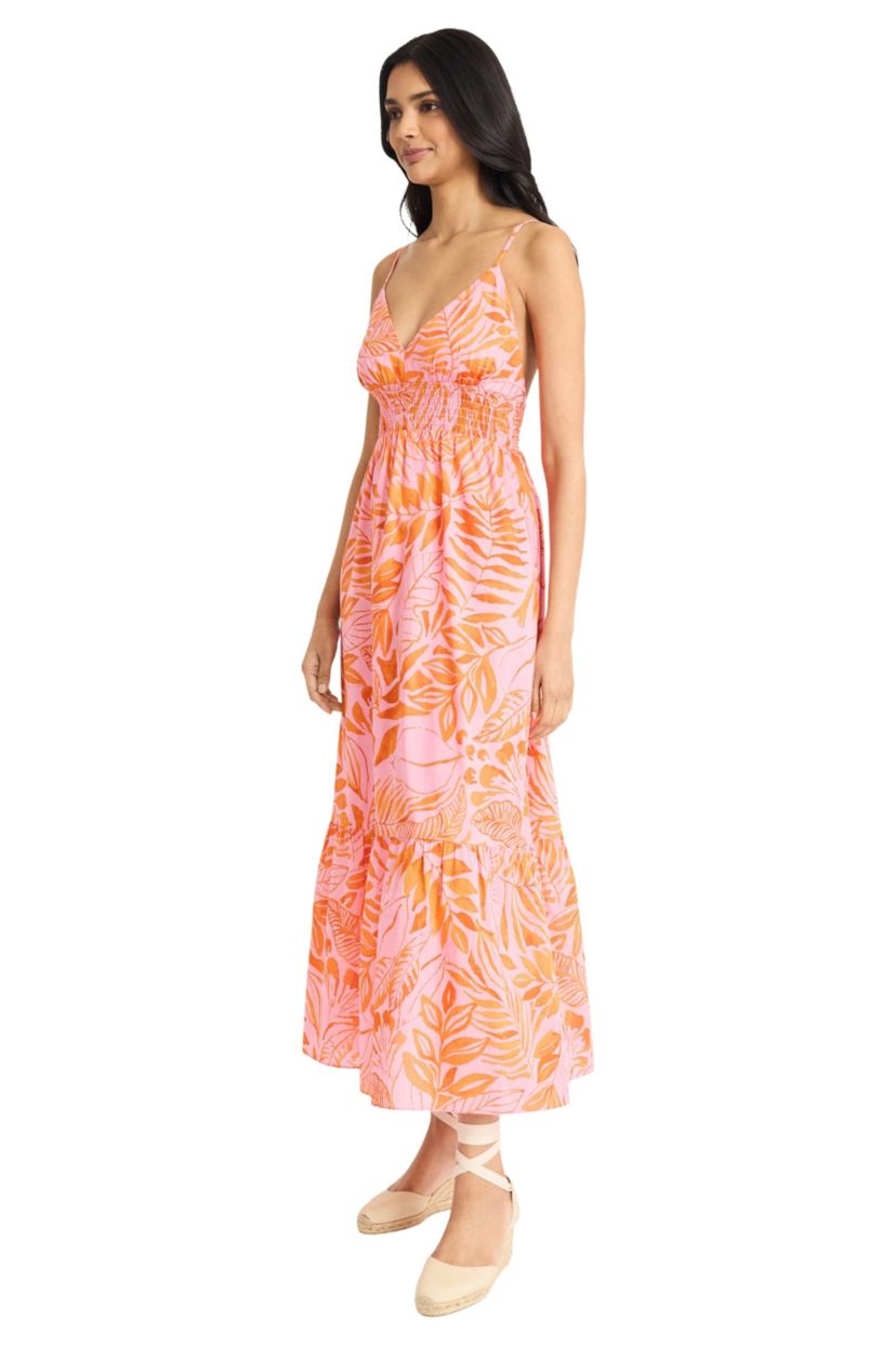 FLORAL PRINTED MAXI DRESS