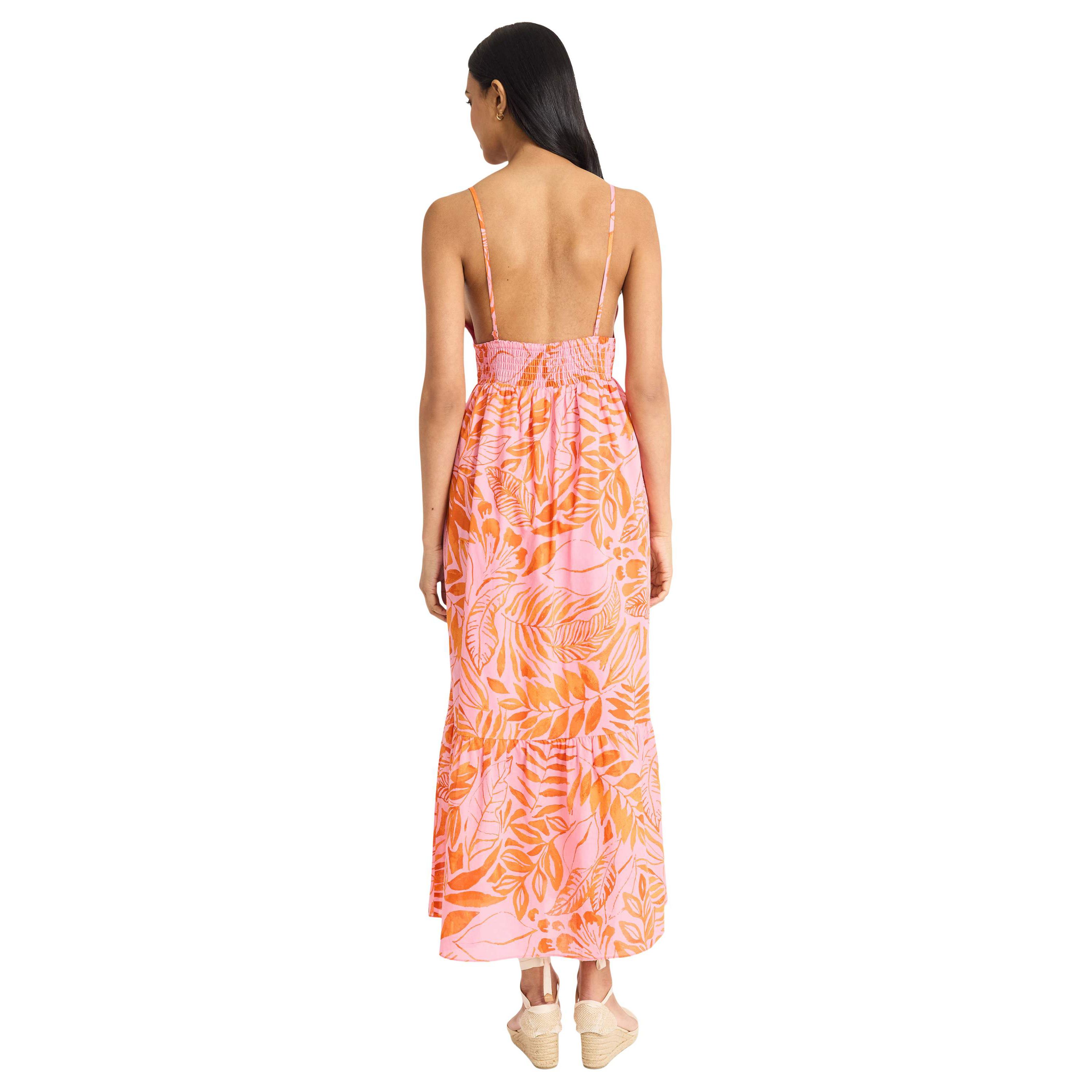 FLORAL PRINTED MAXI DRESS