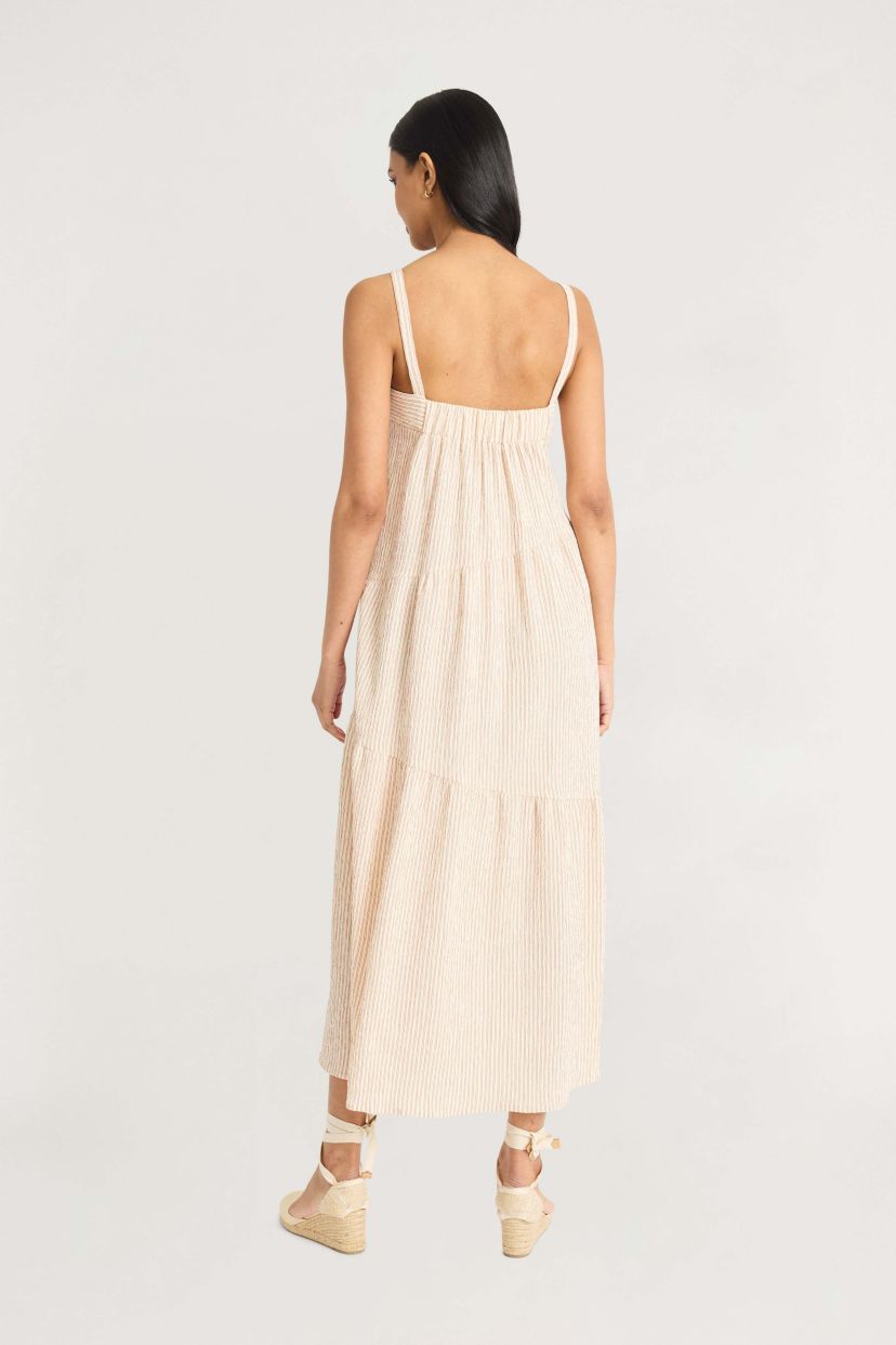 STRIPED MAXI DRESS