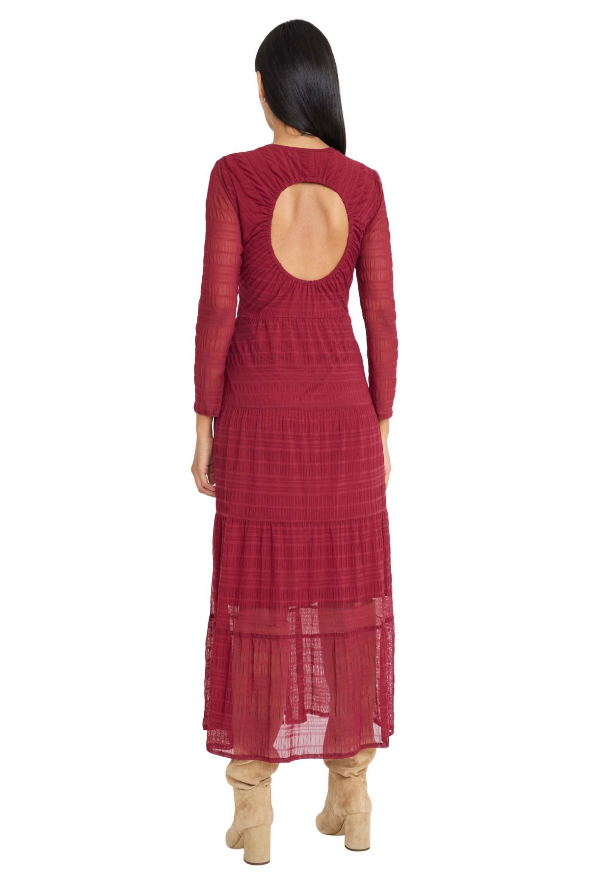 OPEN BACK MAXI DRESS