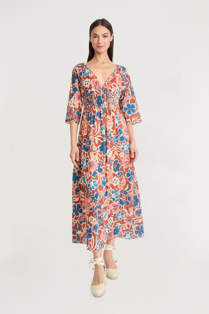 FLORAL MAXI DRESS