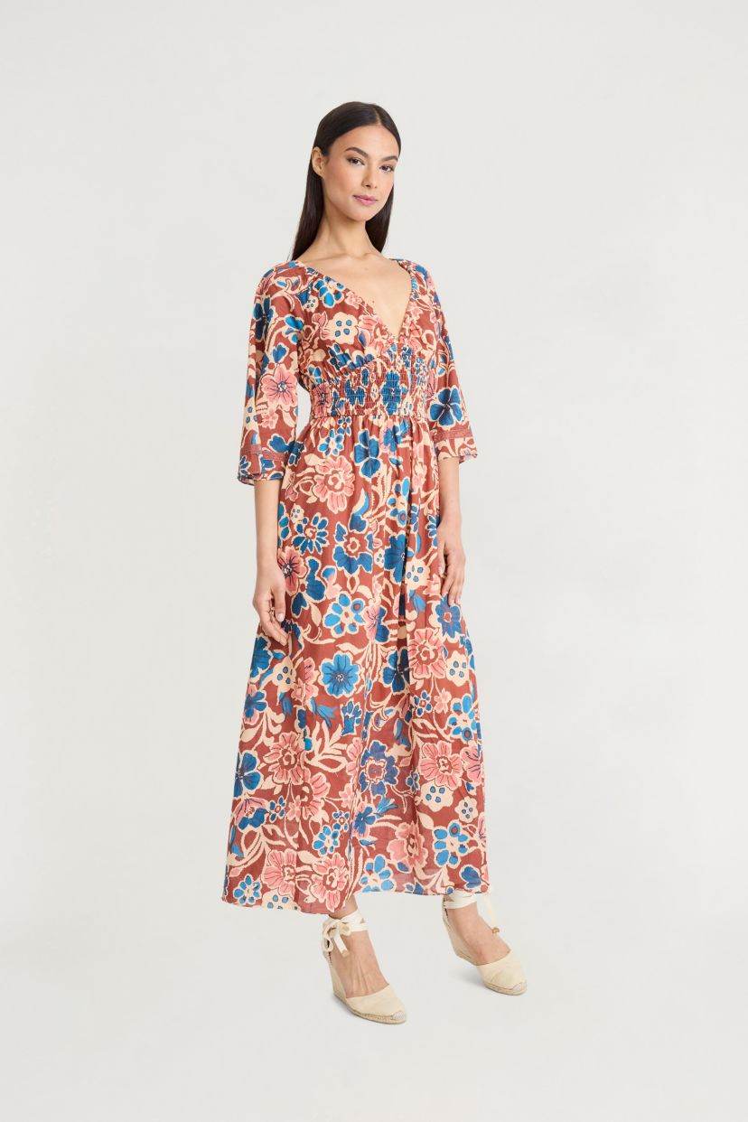 FLORAL MAXI DRESS