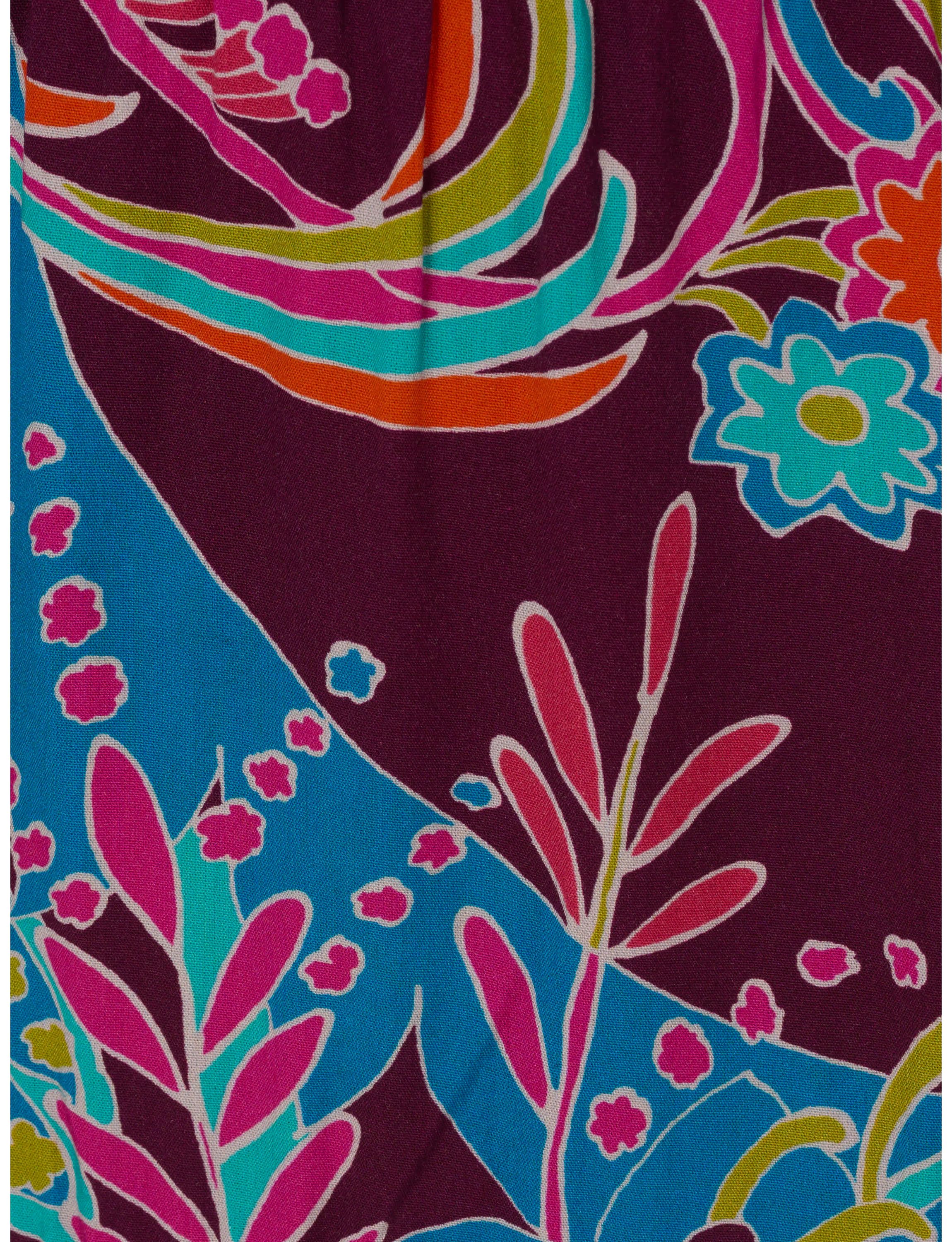 Printed Flounce Short Dress