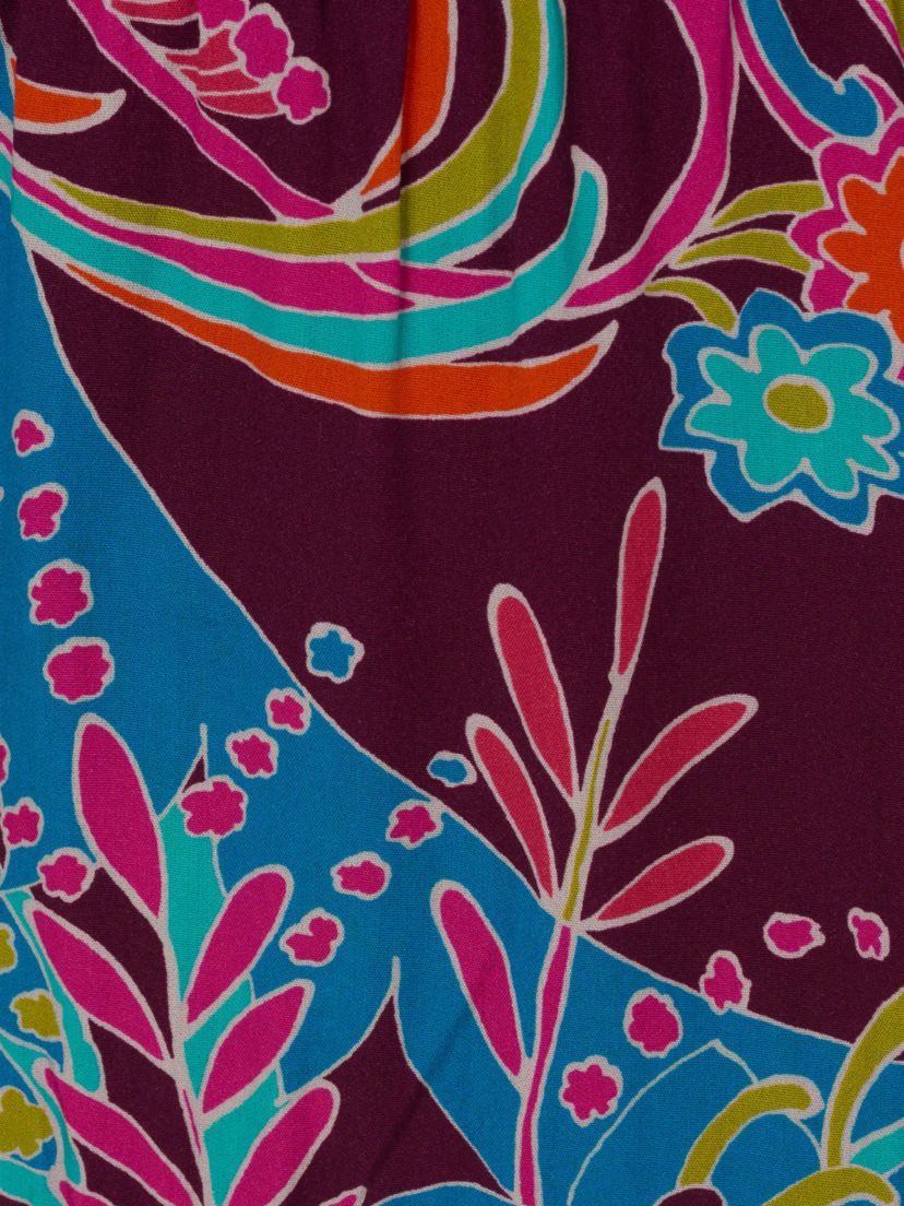 Printed Flounce Short Dress