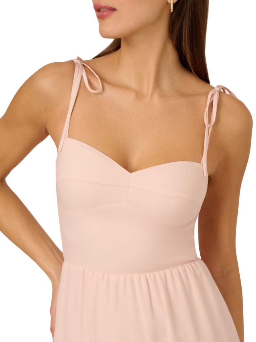 Flounce Hem Short Dress