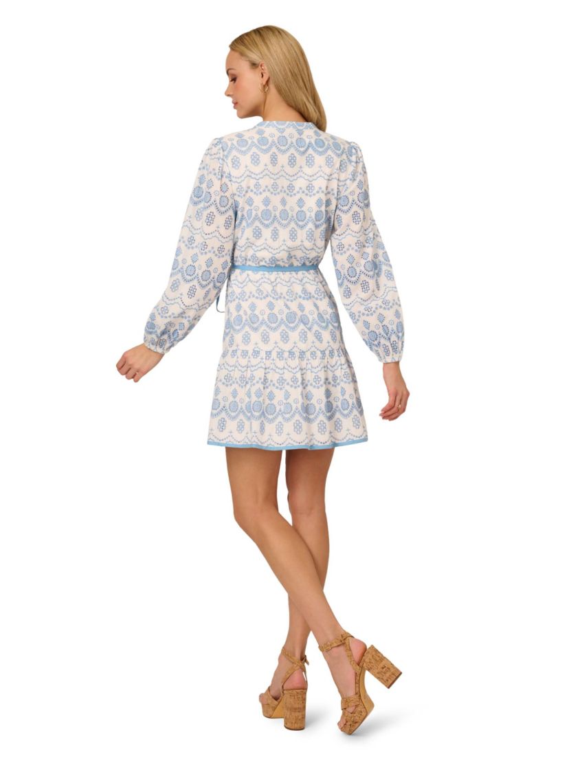 Flounce Hem Short Dress