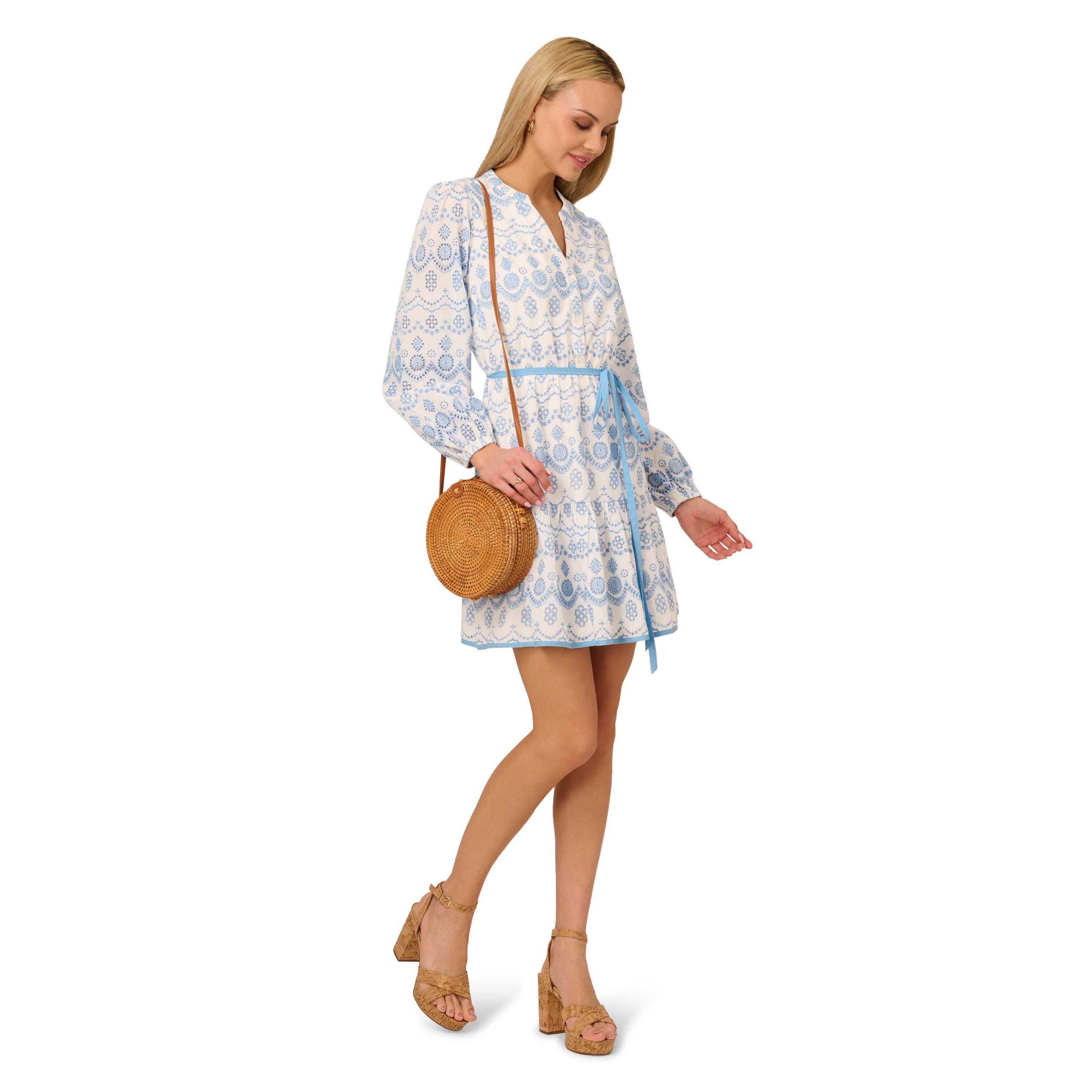 Flounce Hem Short Dress
