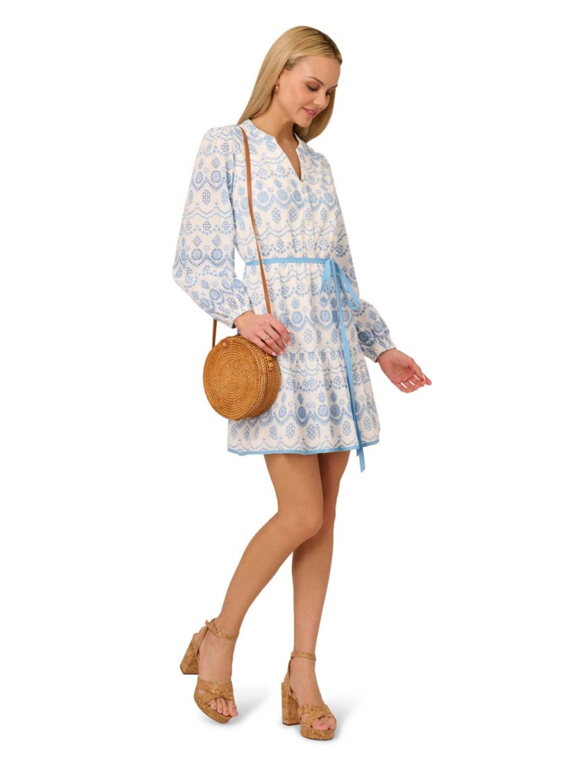 Flounce Hem Short Dress