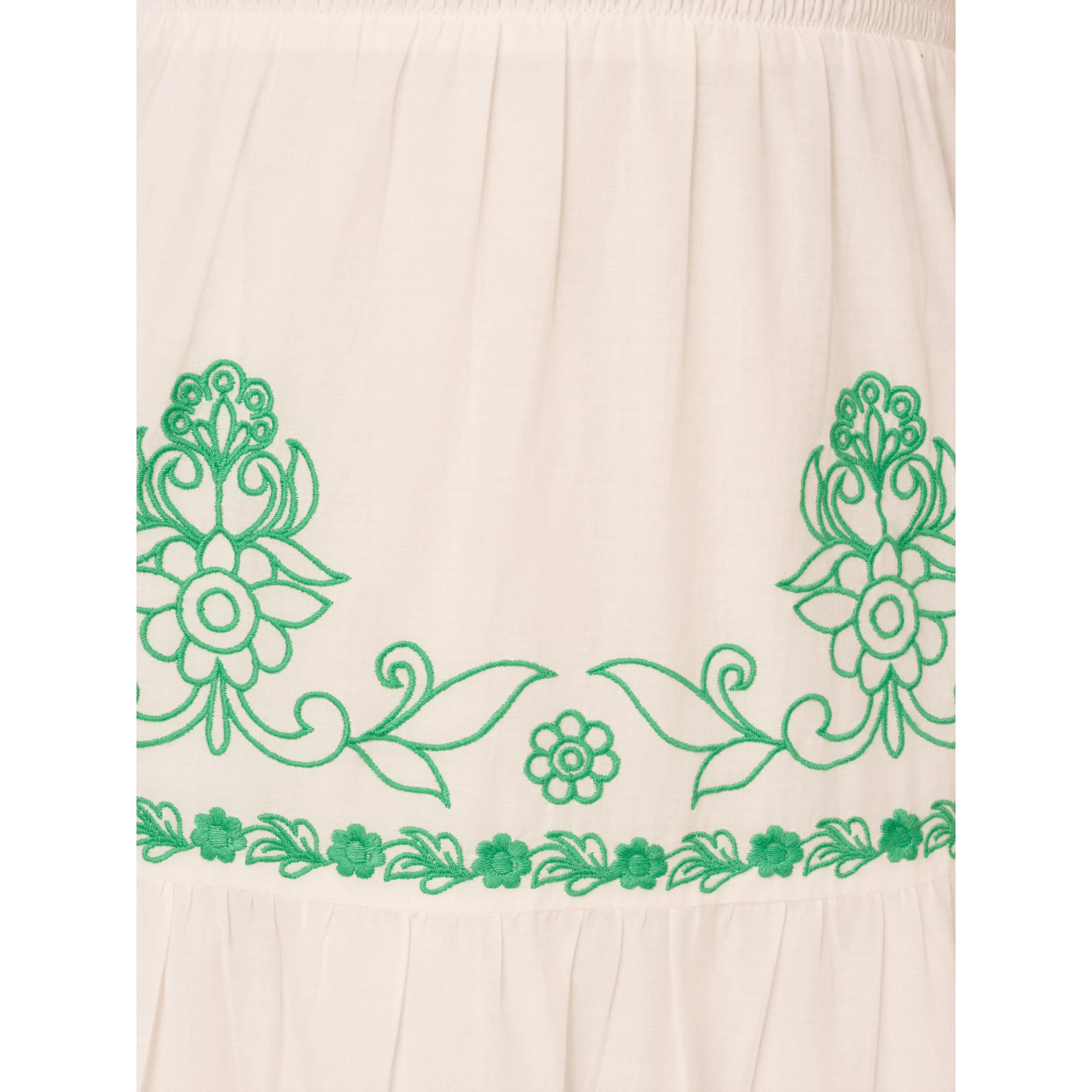 Smocked Waist Long Dress