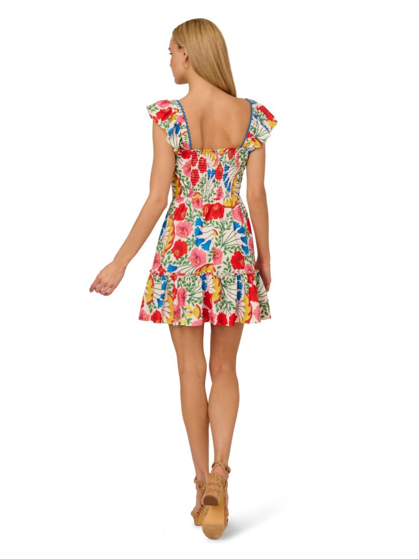 Flutter Sleeveless Short Dress