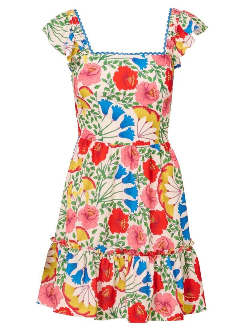 Flutter Sleeveless Short Dress