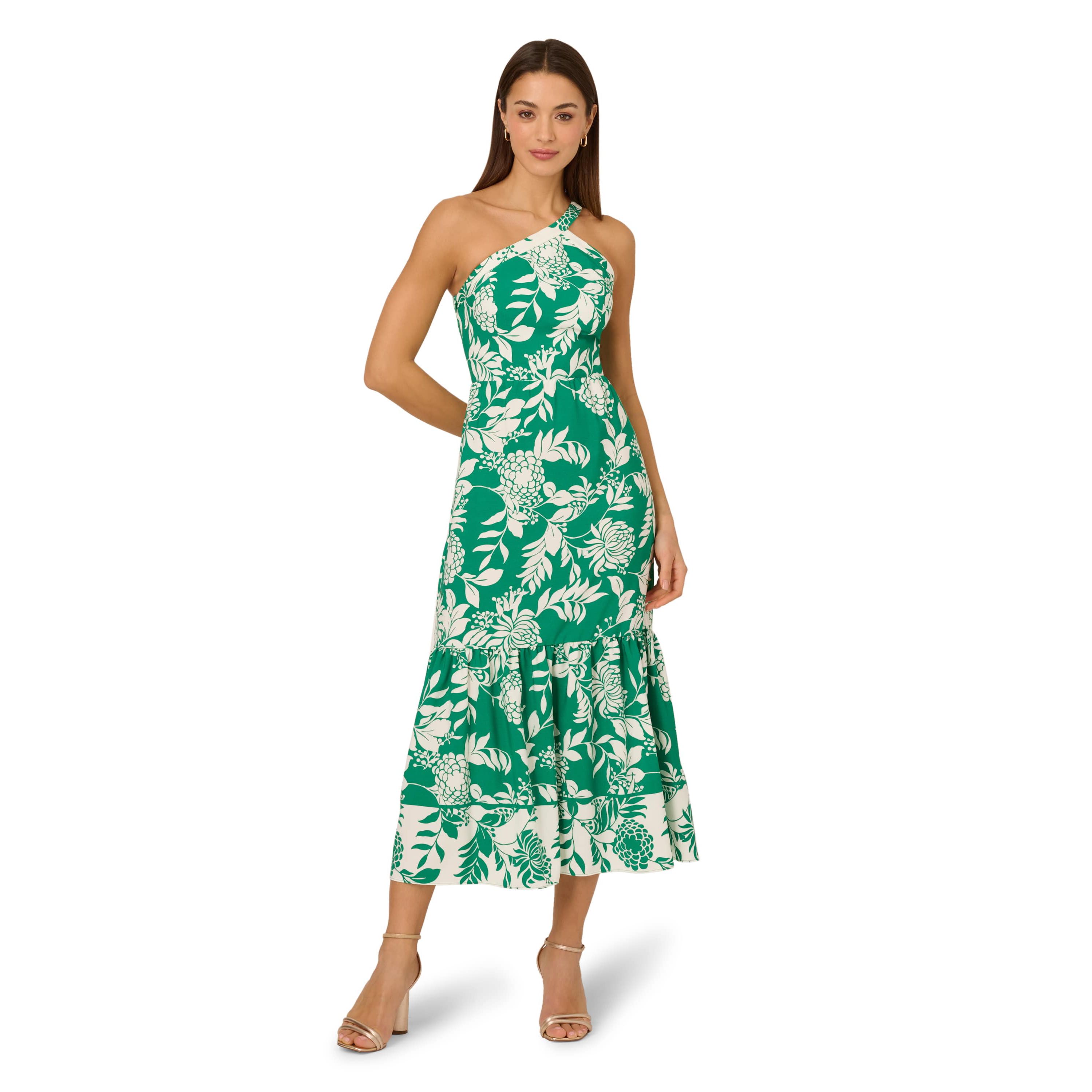 One Shoulder Midi Dress