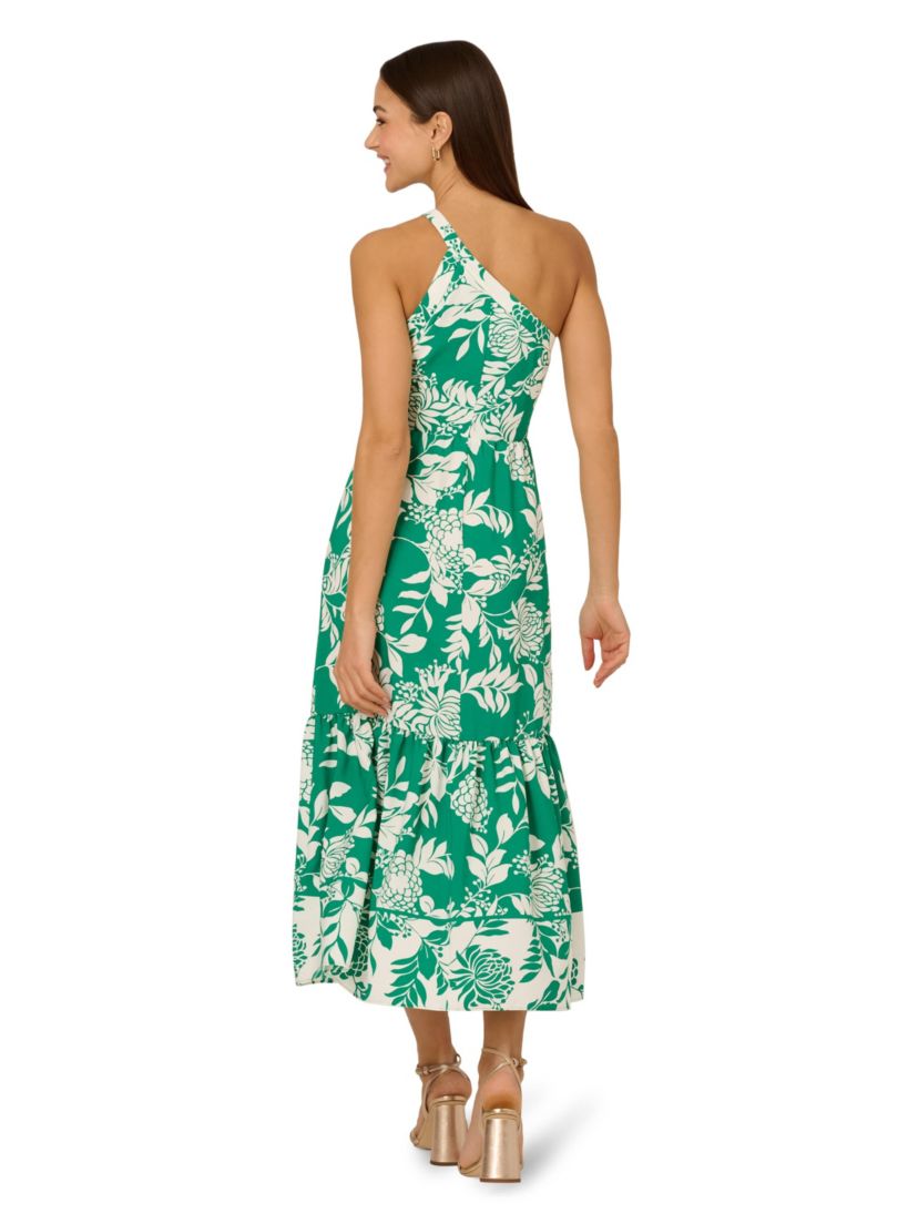 One Shoulder Midi Dress