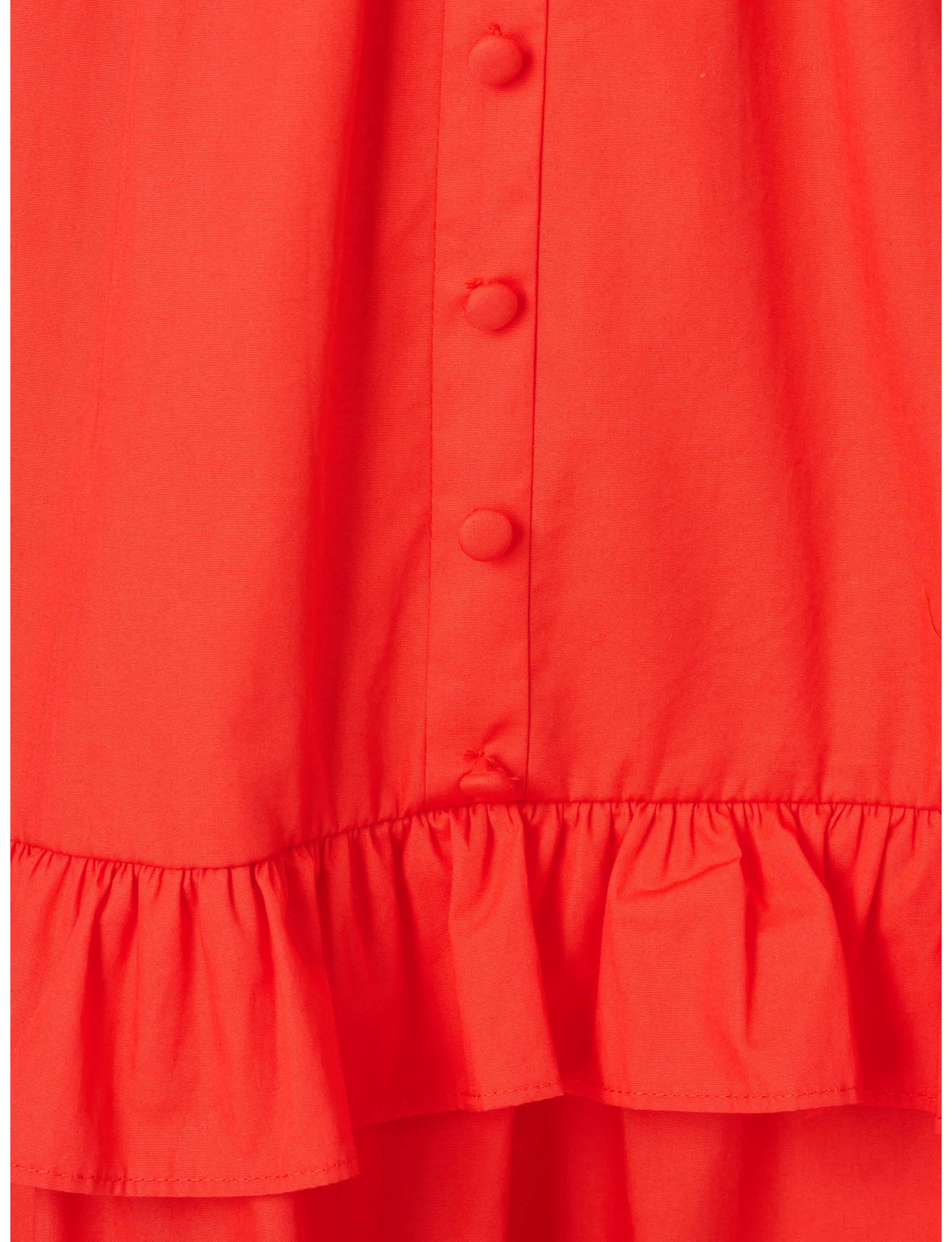Solid Tiered Midi Dress