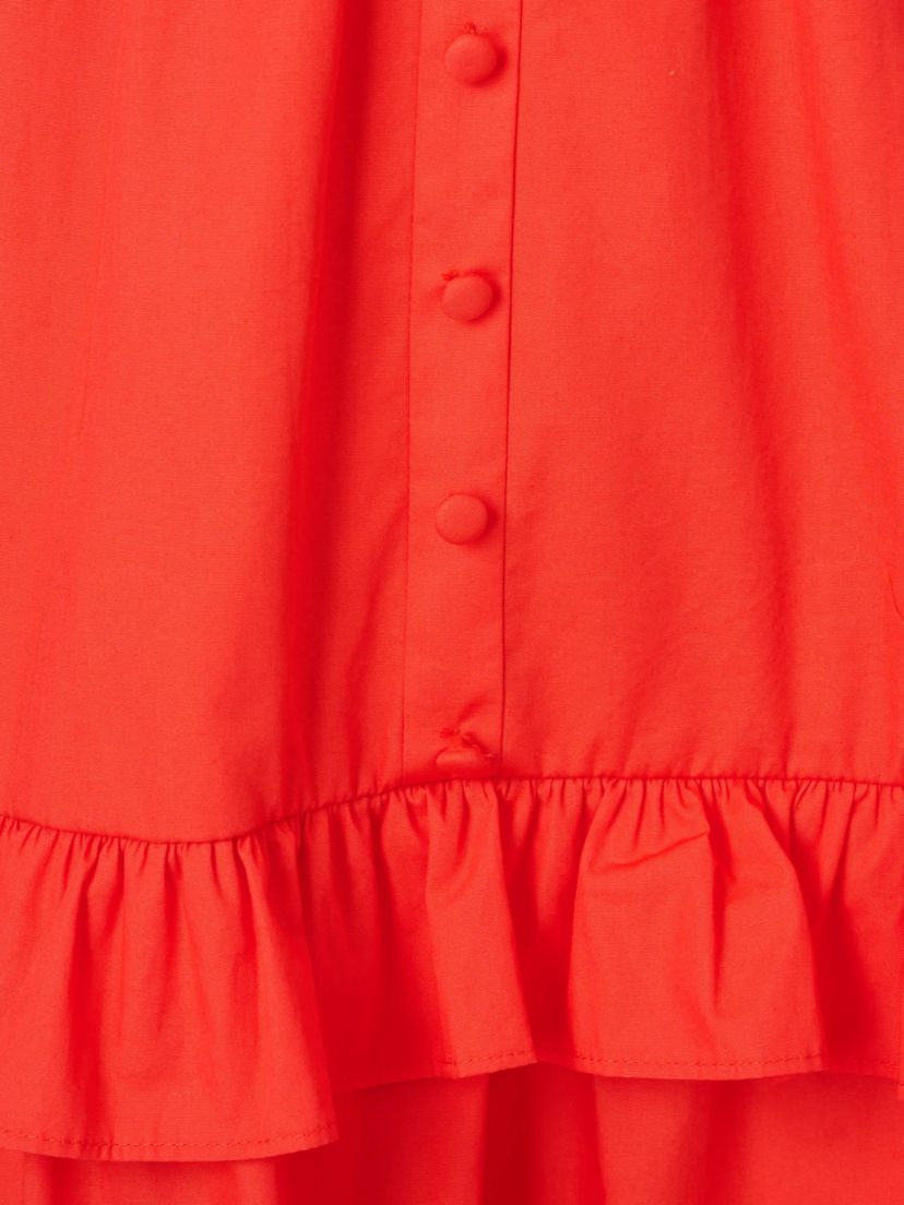 Solid Tiered Midi Dress