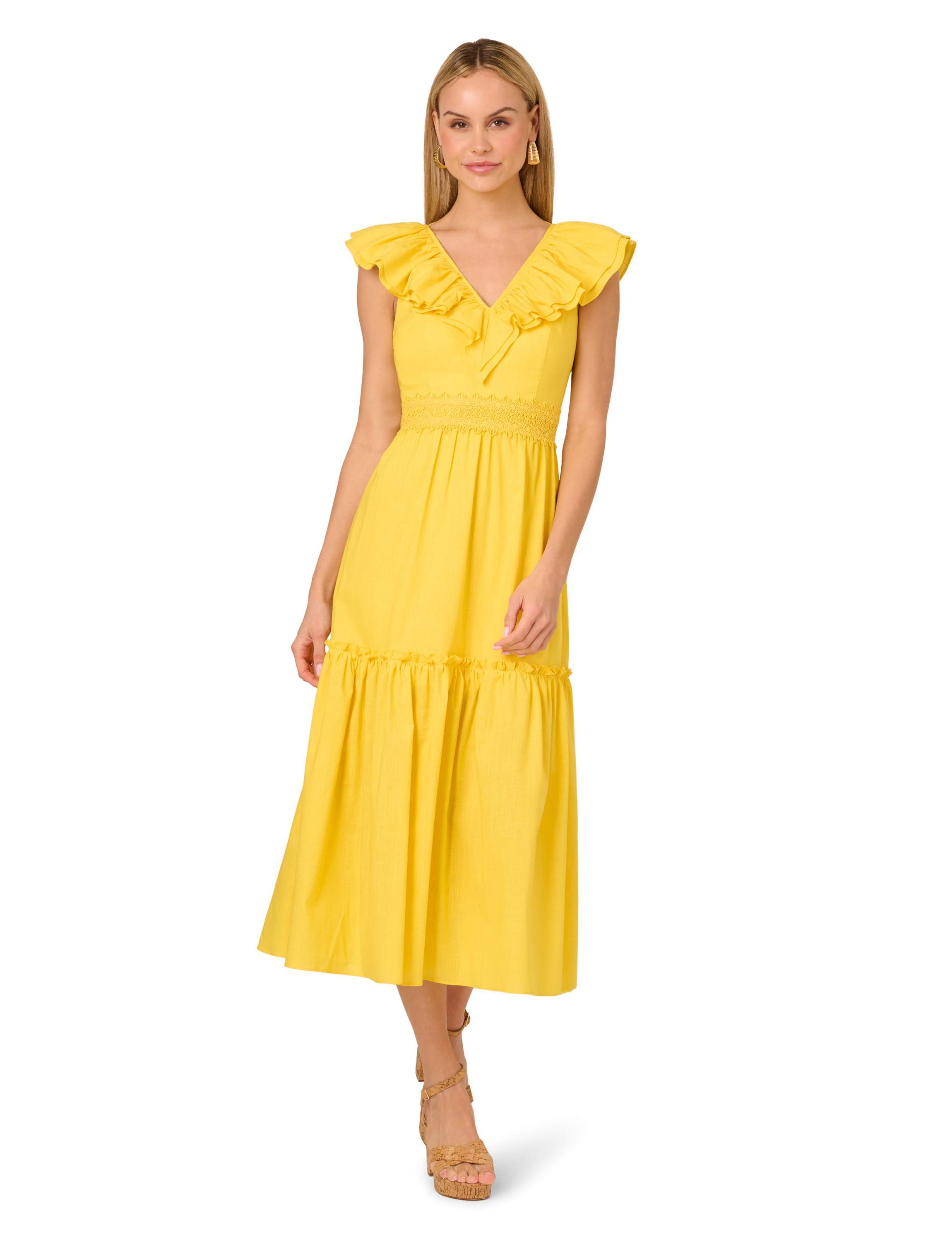 Ruffle Midi Dress