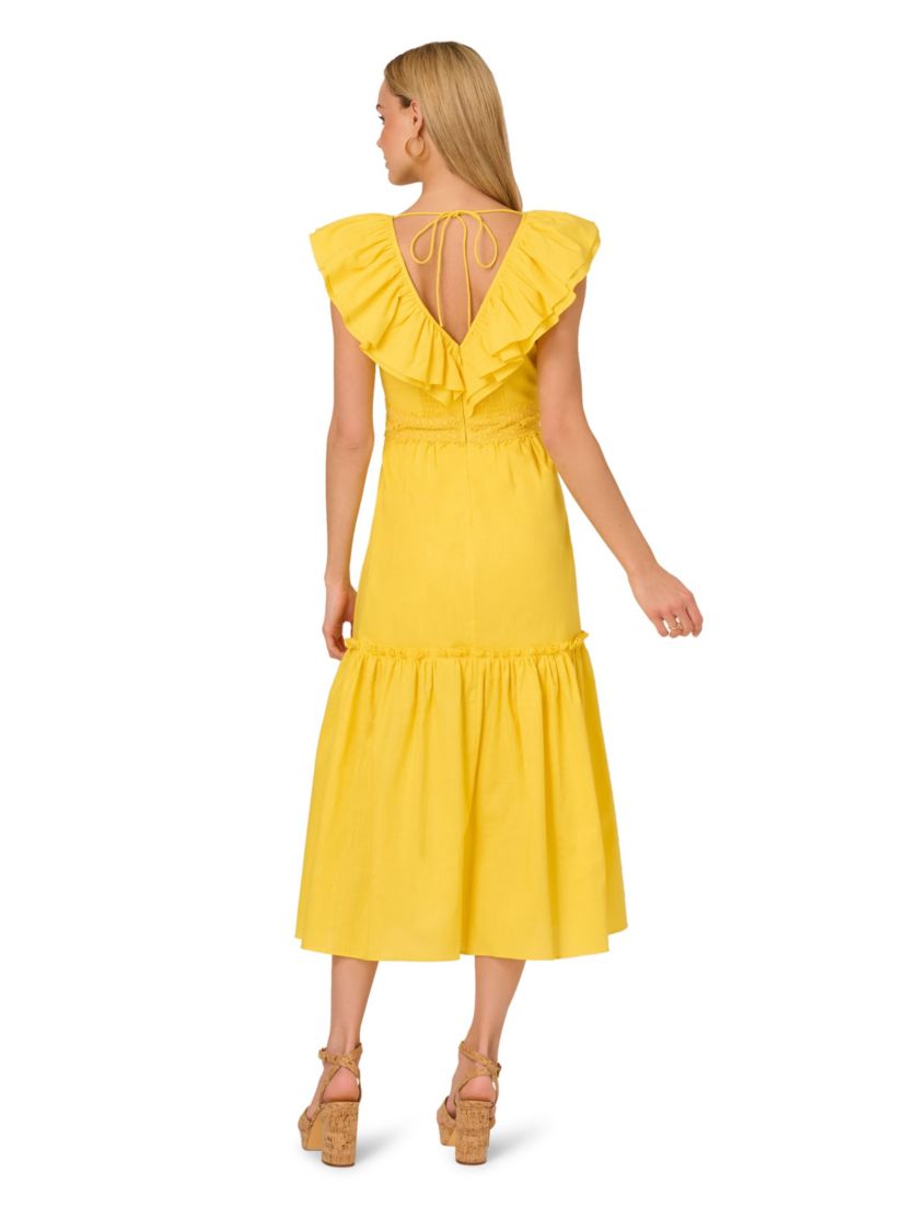 Ruffle Midi Dress