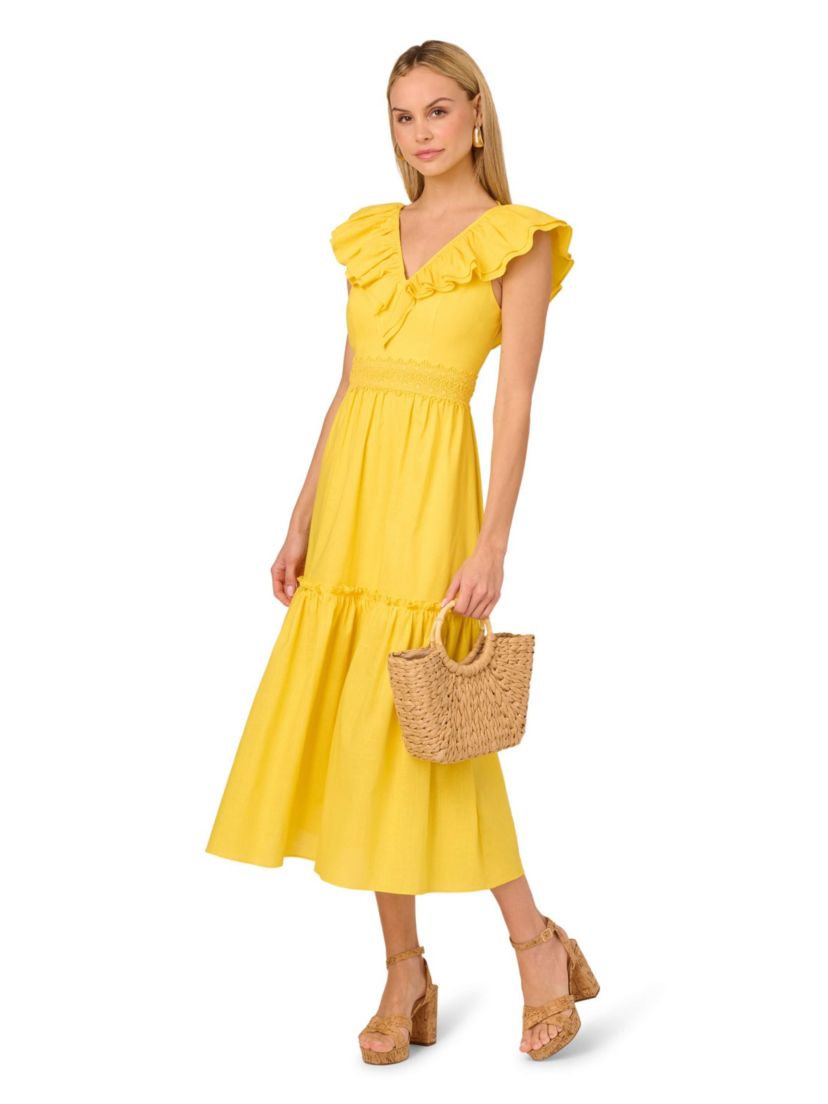 Ruffle Midi Dress