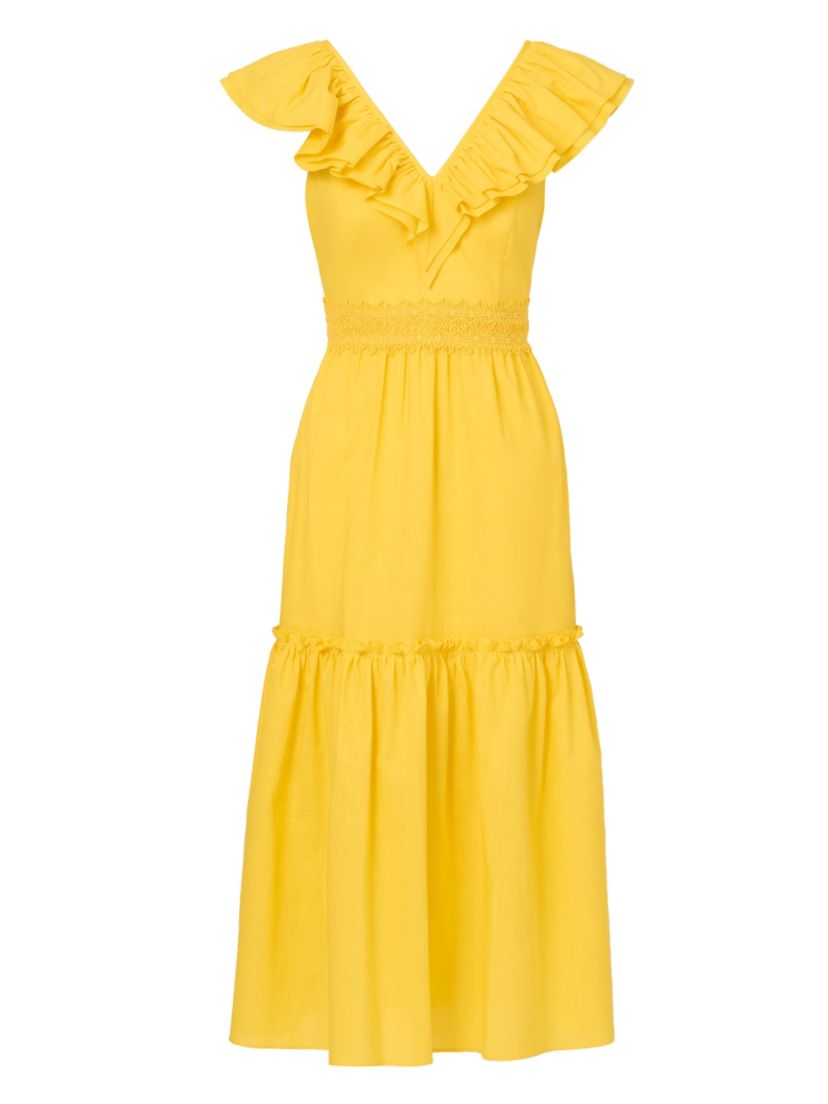 Ruffle Midi Dress