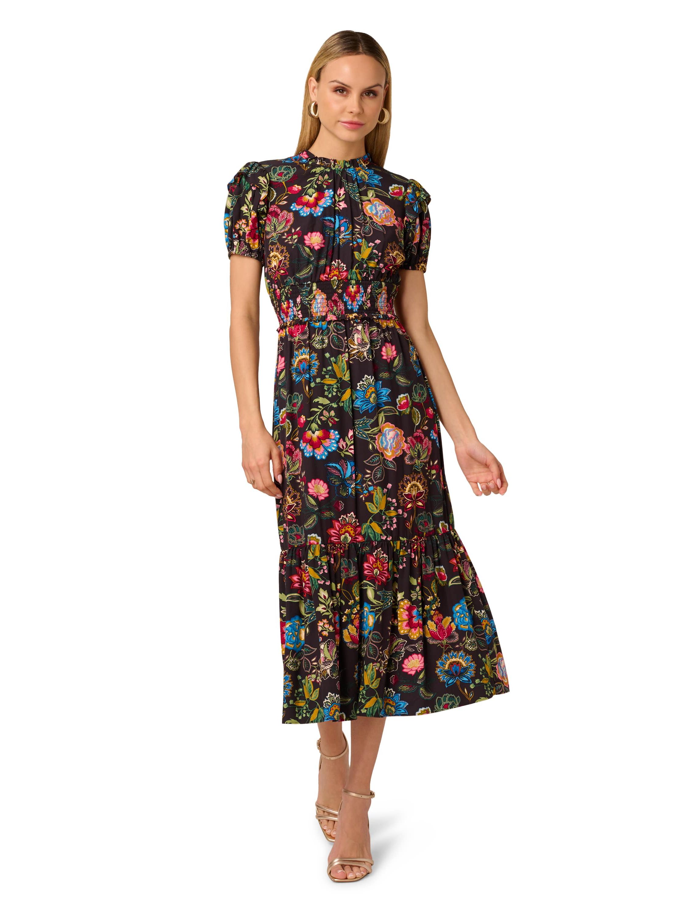Printed Midi Dress