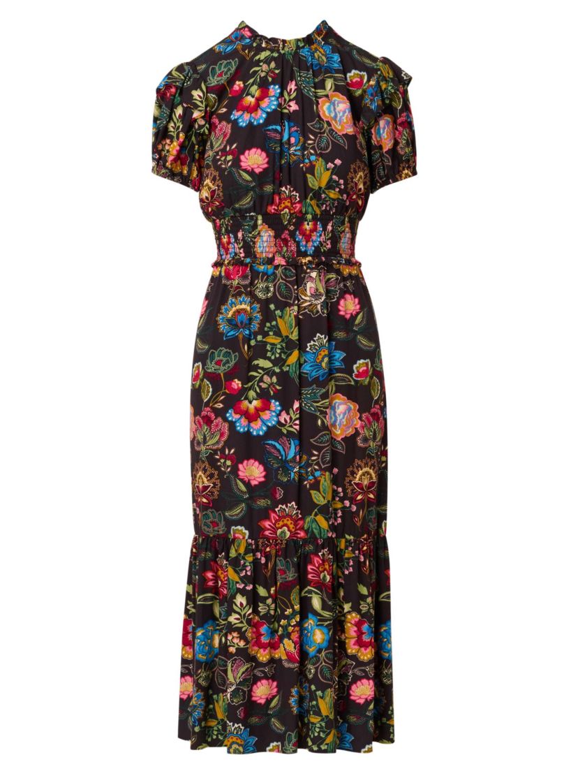 Printed Midi Dress