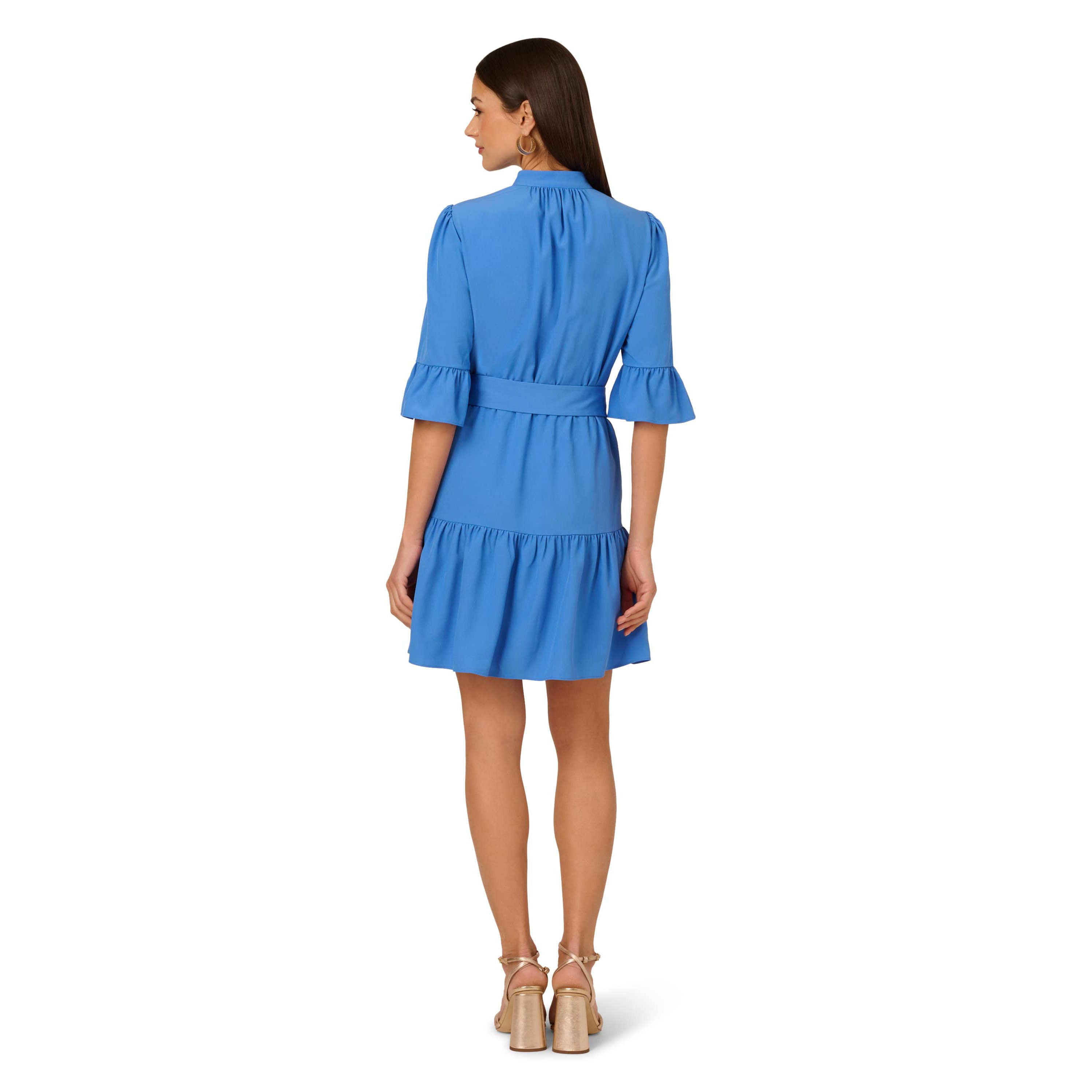 Solid Shirt Dress