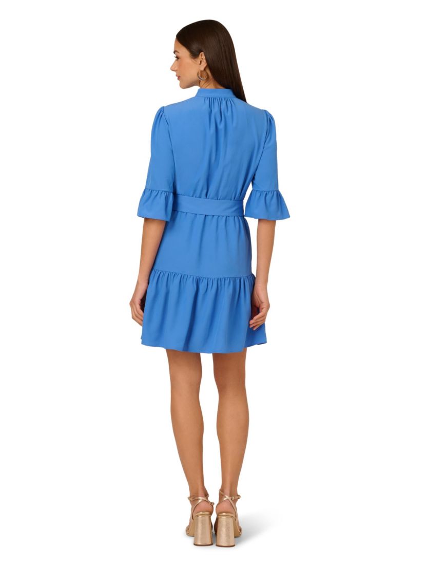 Solid Shirt Dress
