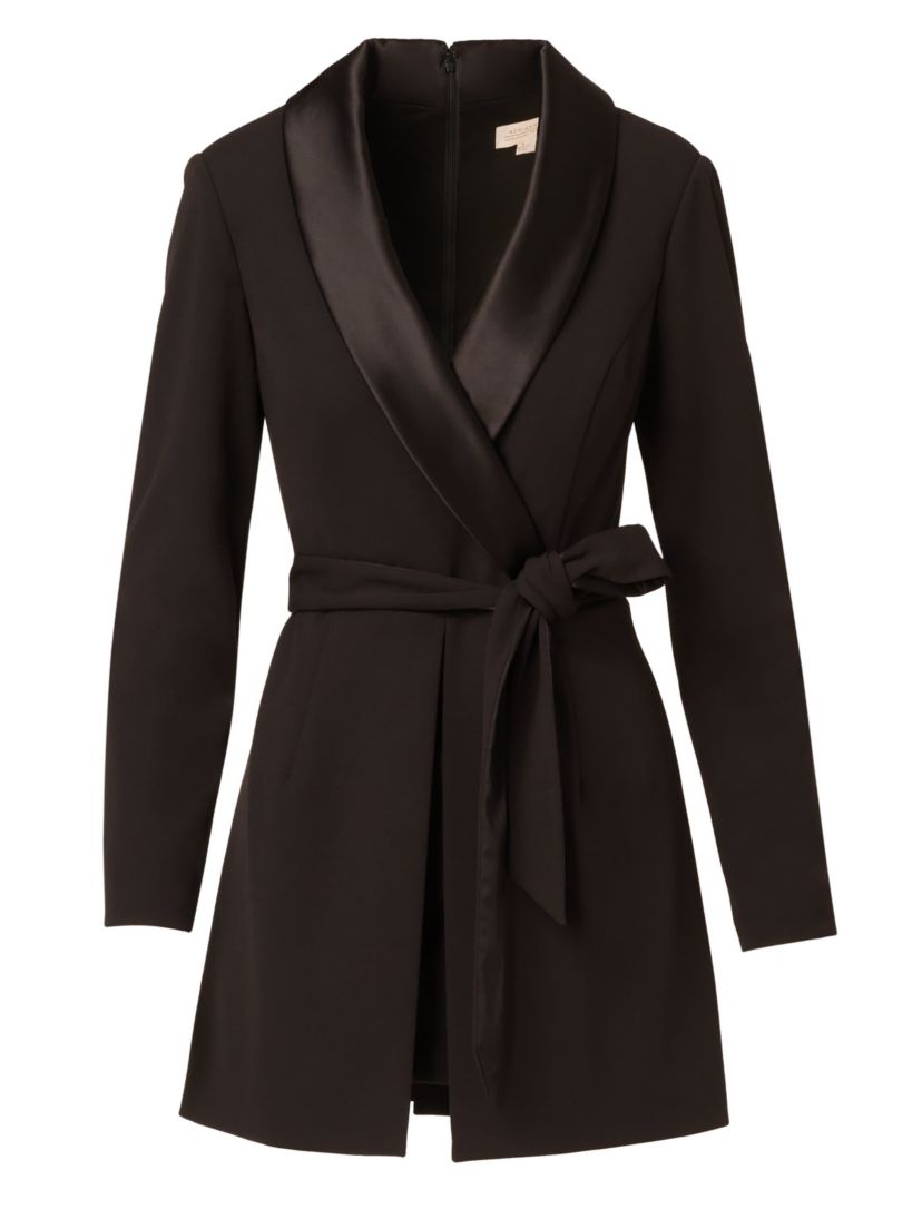 Crepe Romper With Lapel