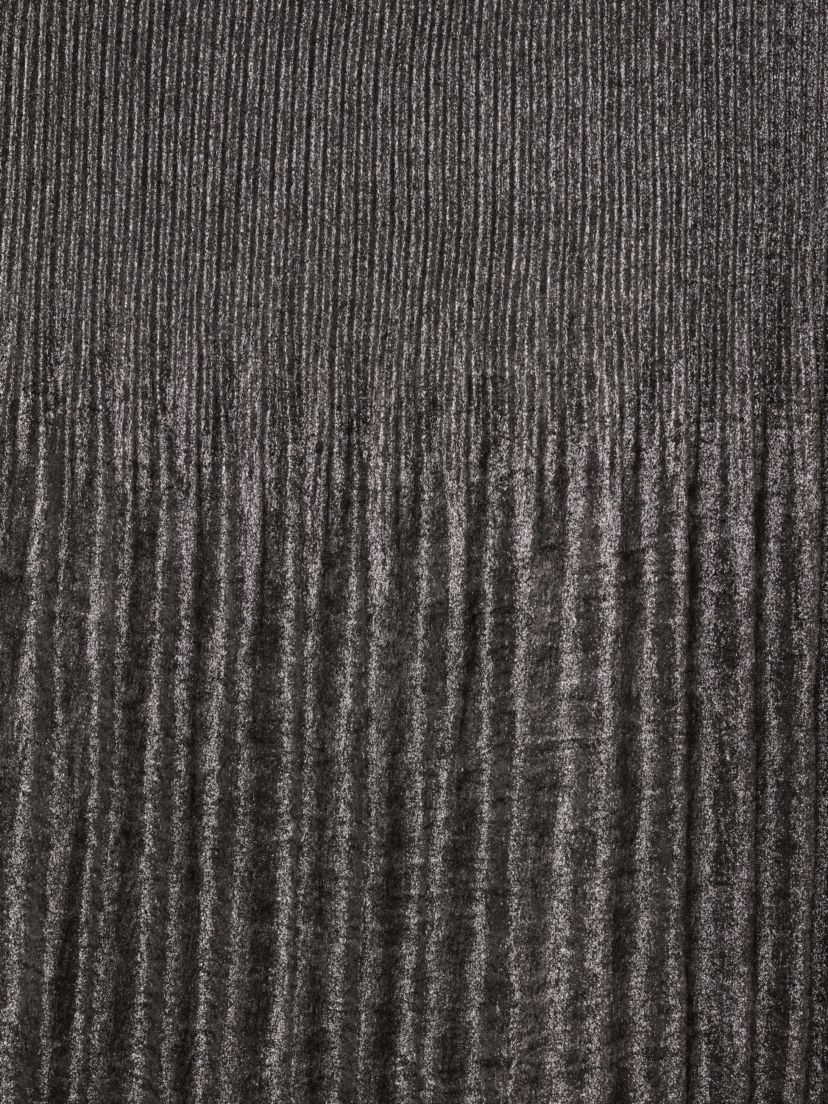 Pleated Metallic Ankle Dress