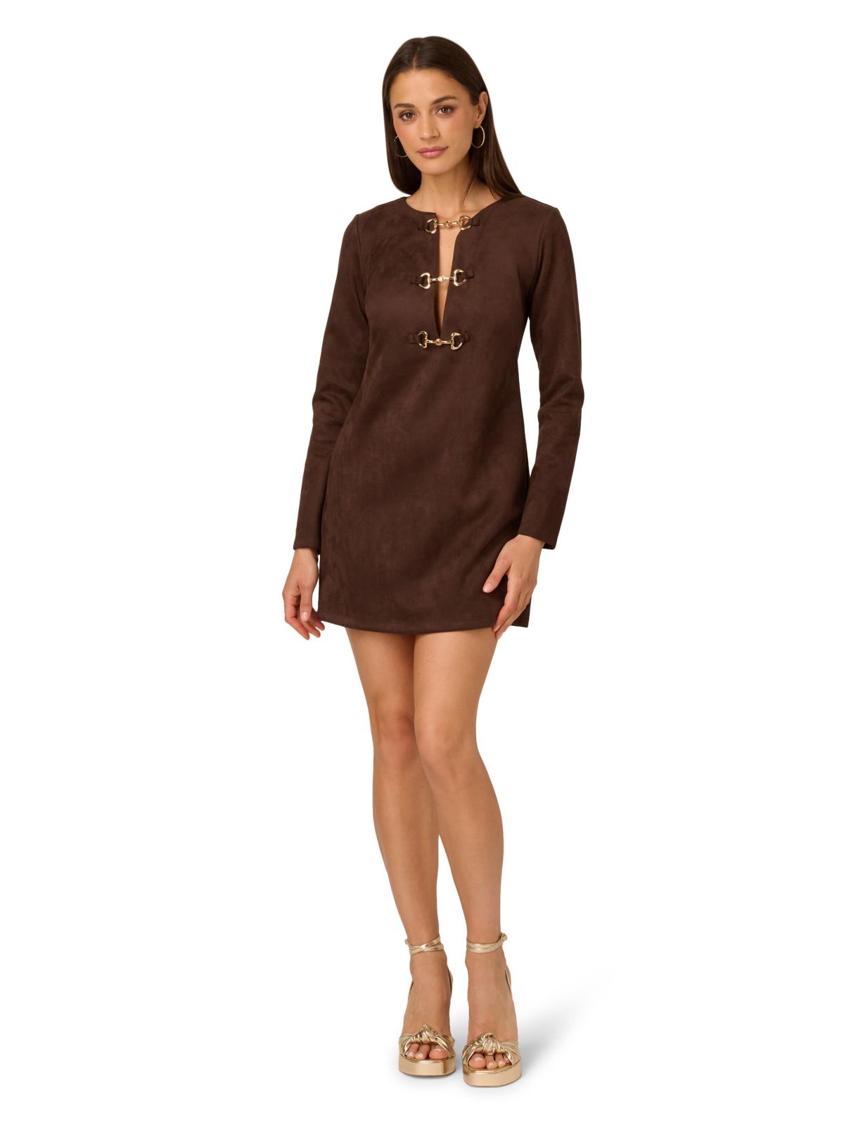 Suede Shift Dress