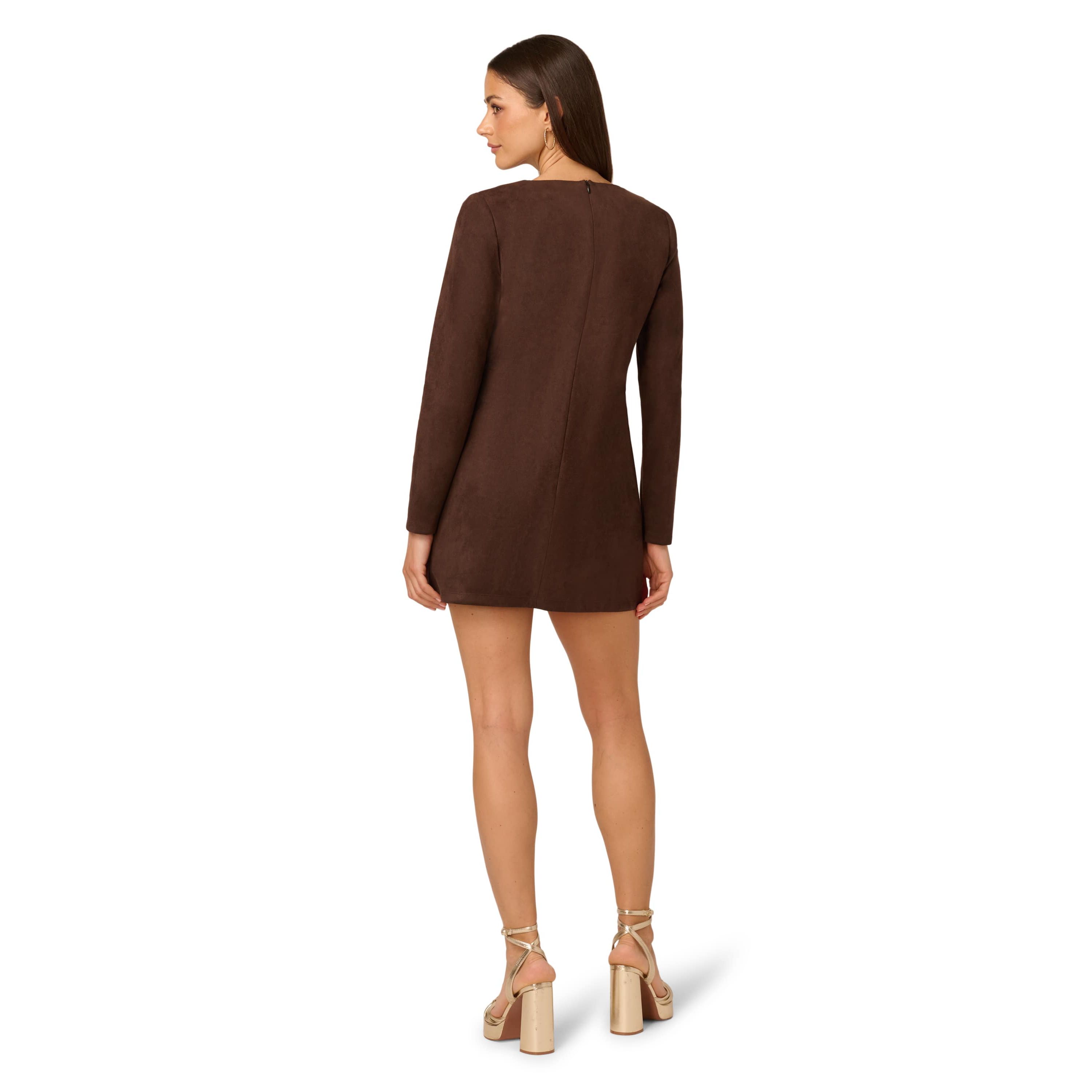 Suede Shift Dress