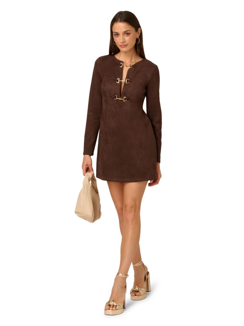Suede Shift Dress